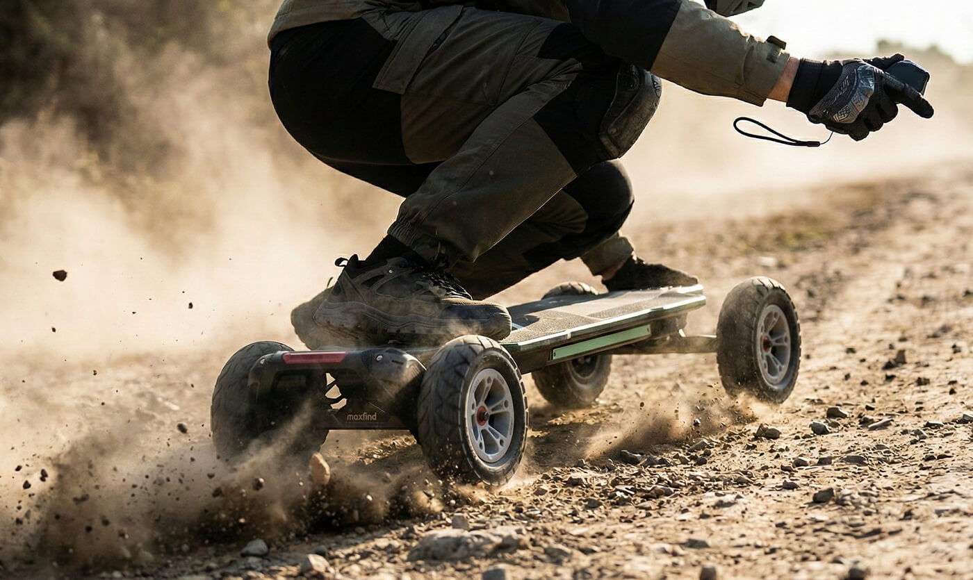CYBER ULTRA Off-road Electric Skateboard: Cyberpunk Vibe, Ultimate Safety