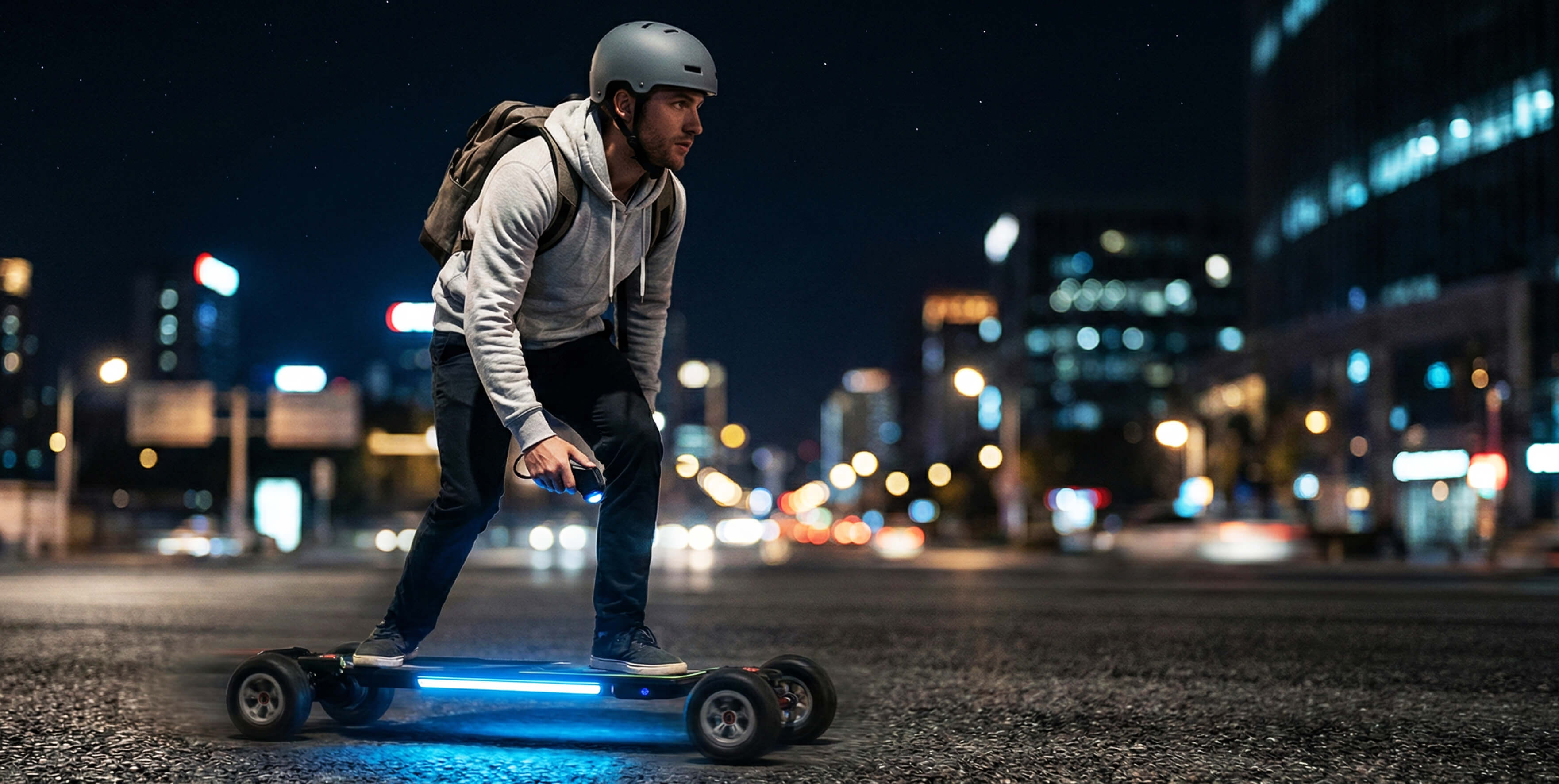electric skateboard commuting