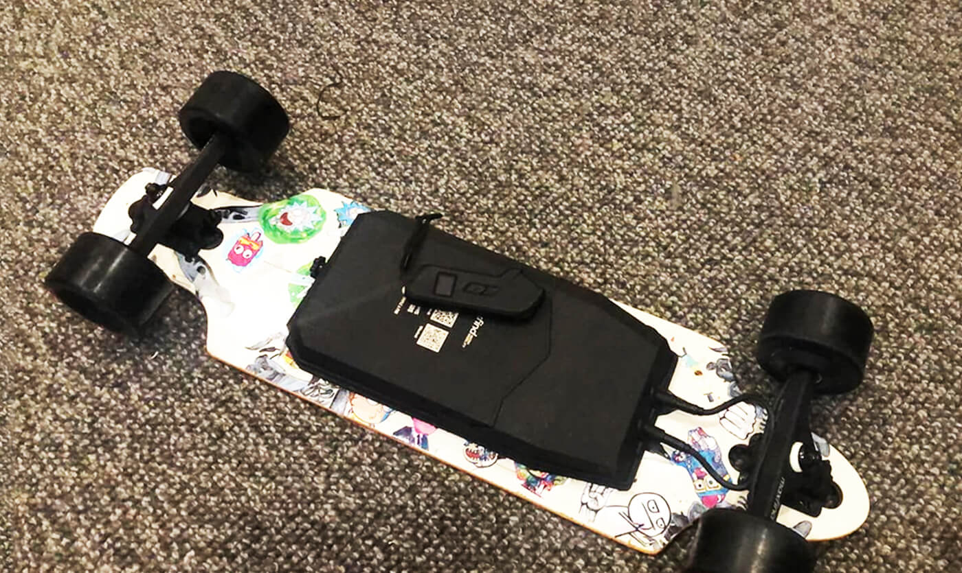 Electric Skateboard Conversion Kit With a Battery