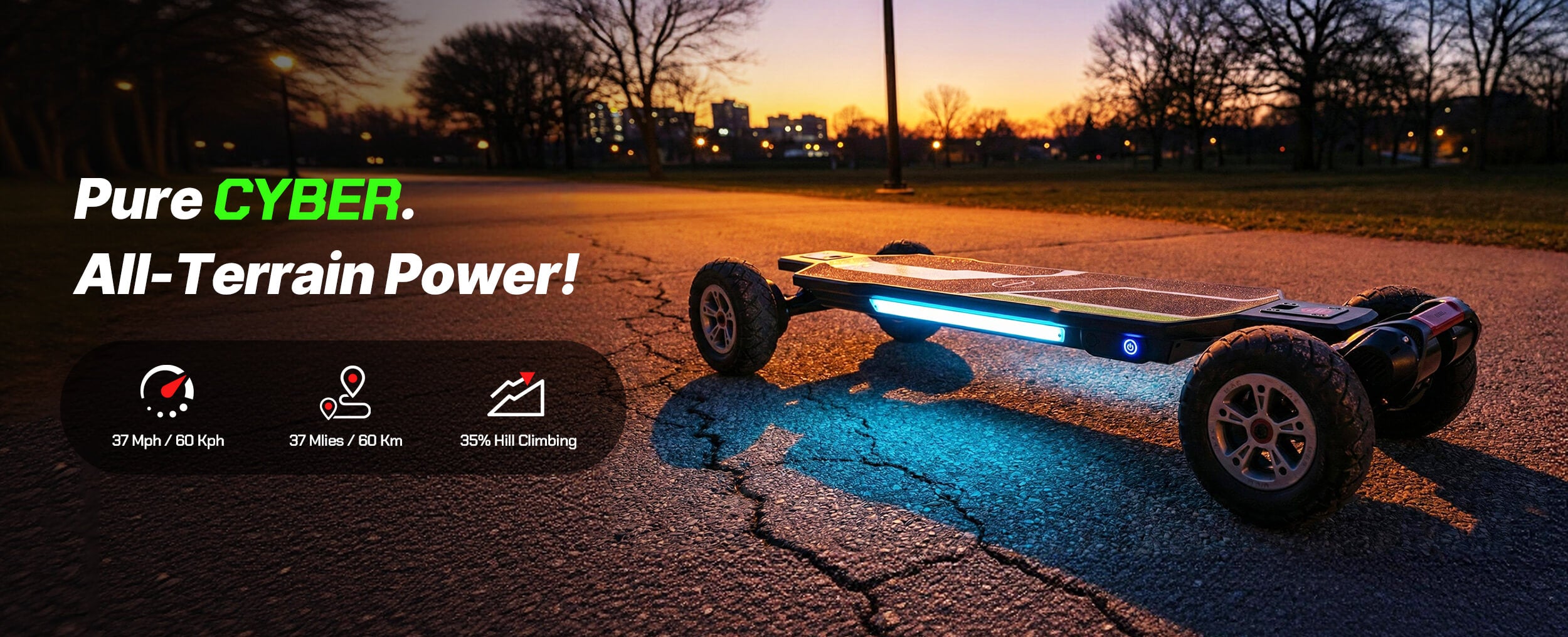 all terrain electric skateboard