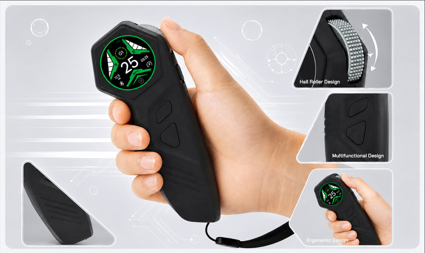 electric skateboard led remote design