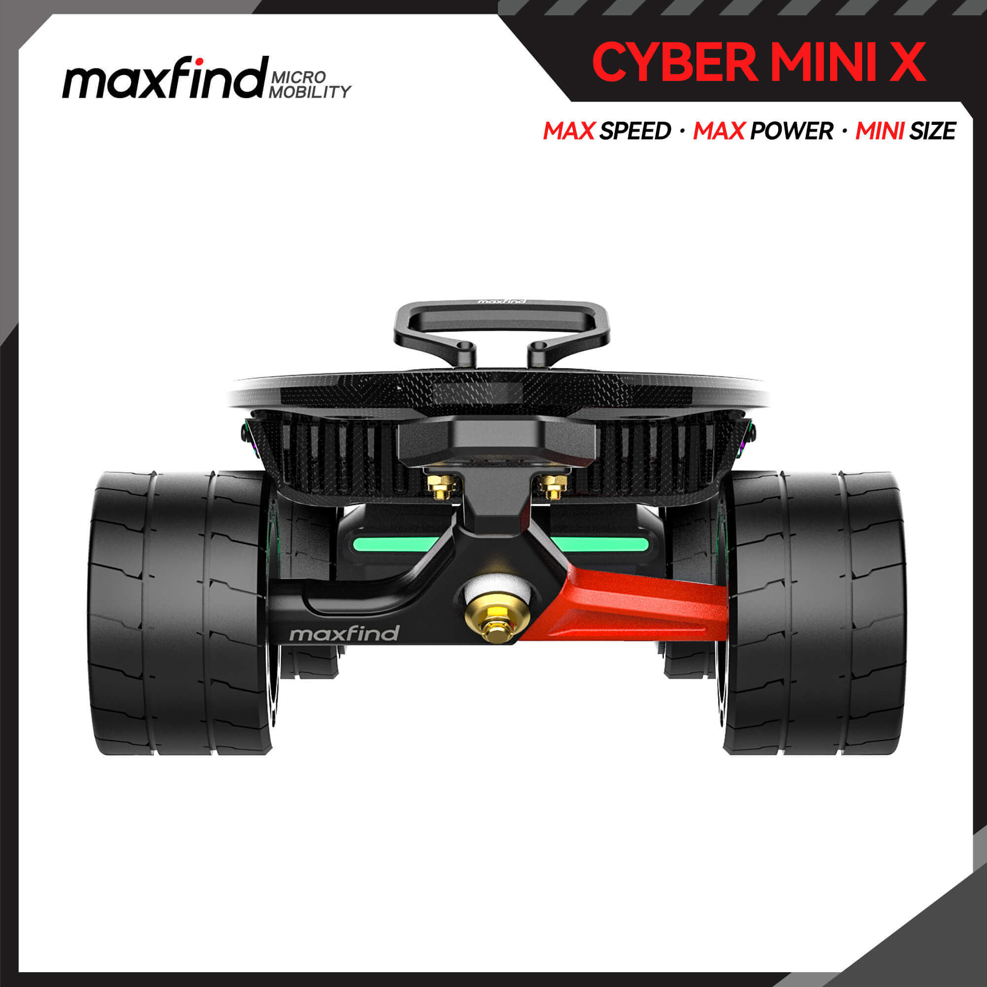 belt motor electric skateboard light