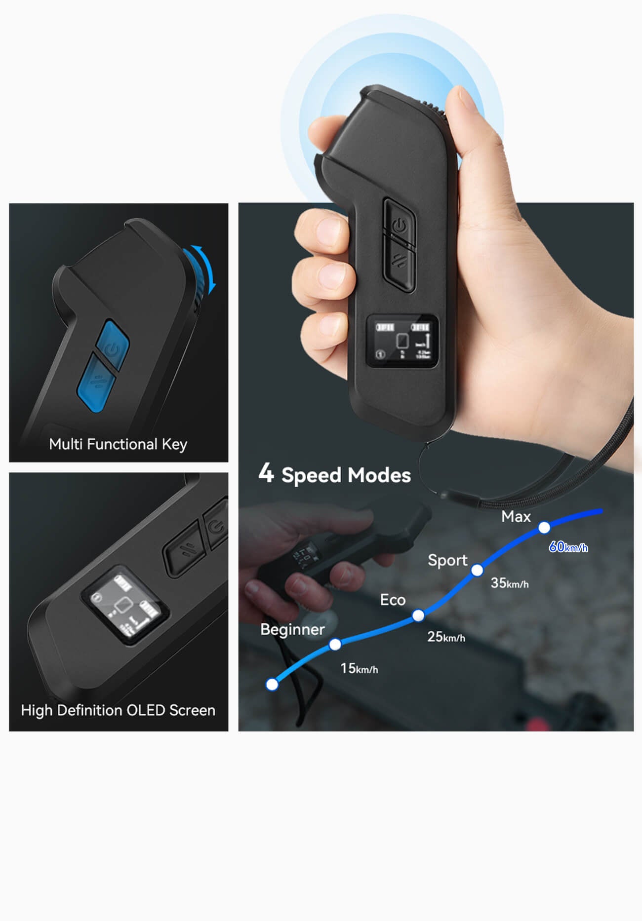 off road electric skateboard remote