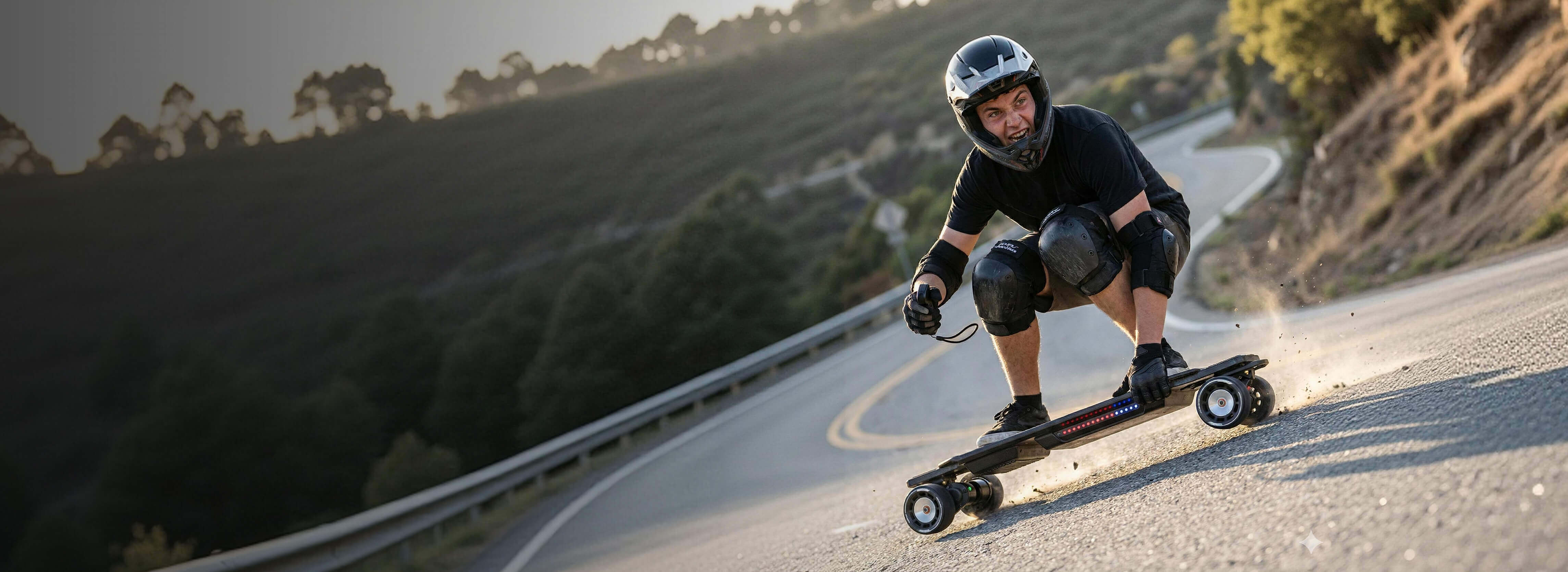 long range electric skateboard