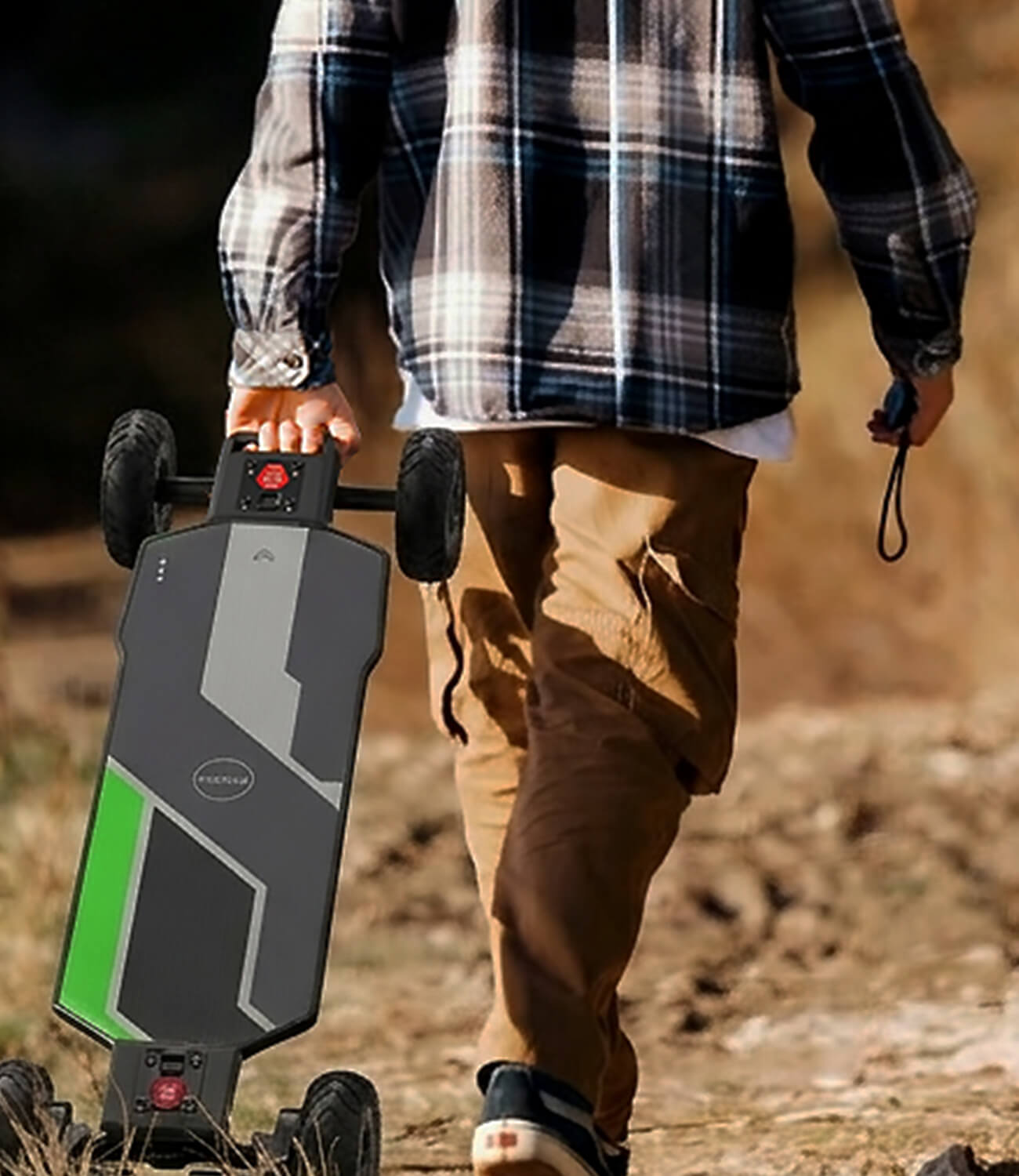 all terrain electric skateboard handle