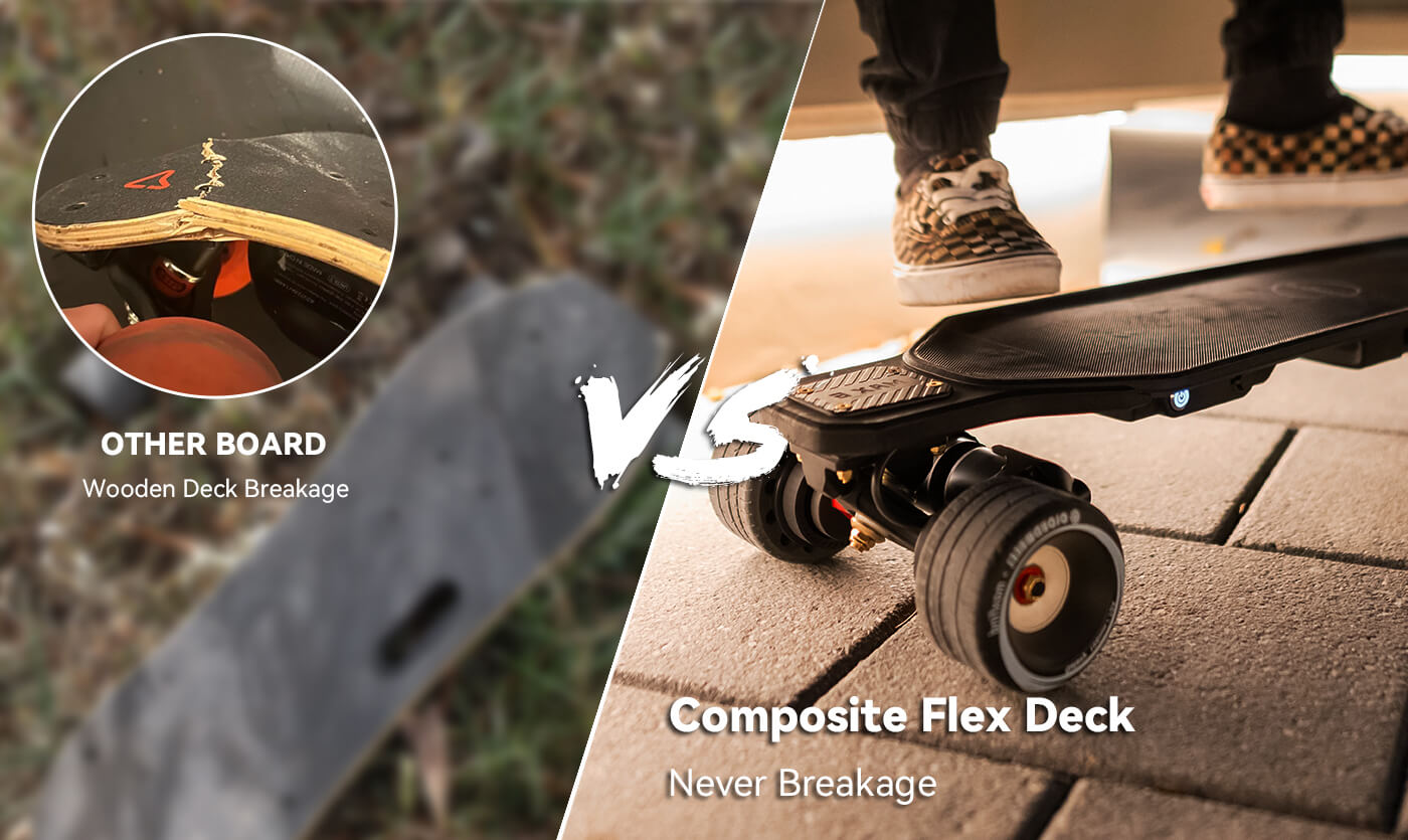 electric skateboard deck