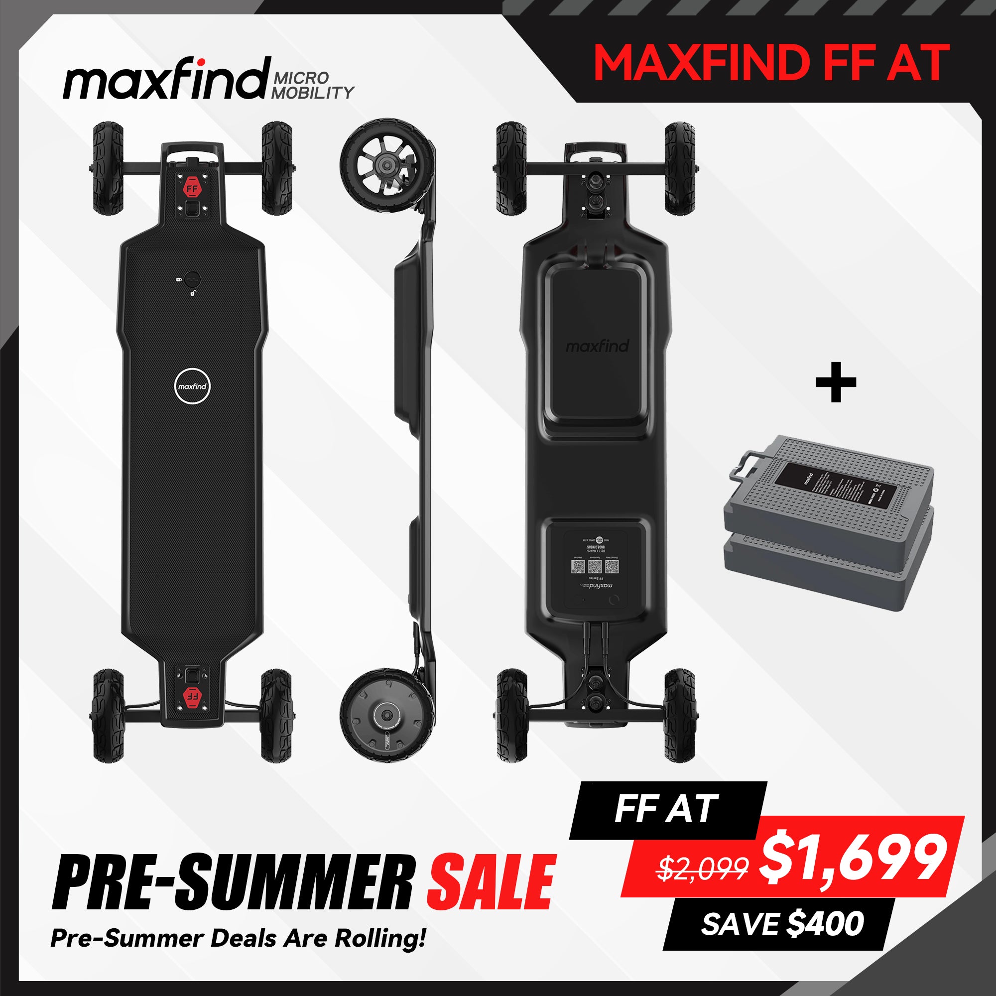 electric skateboard summer sale