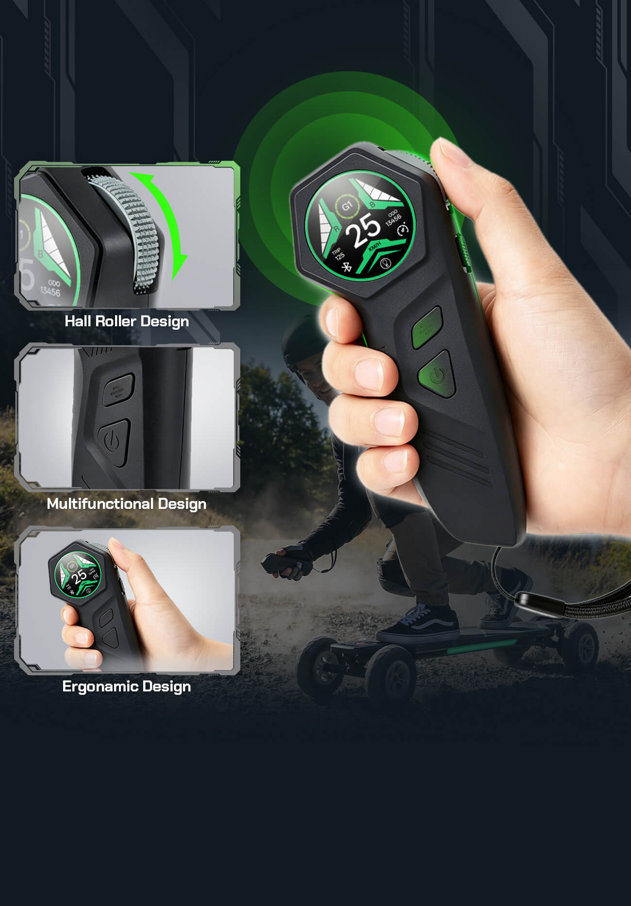 electric skateboard remote
