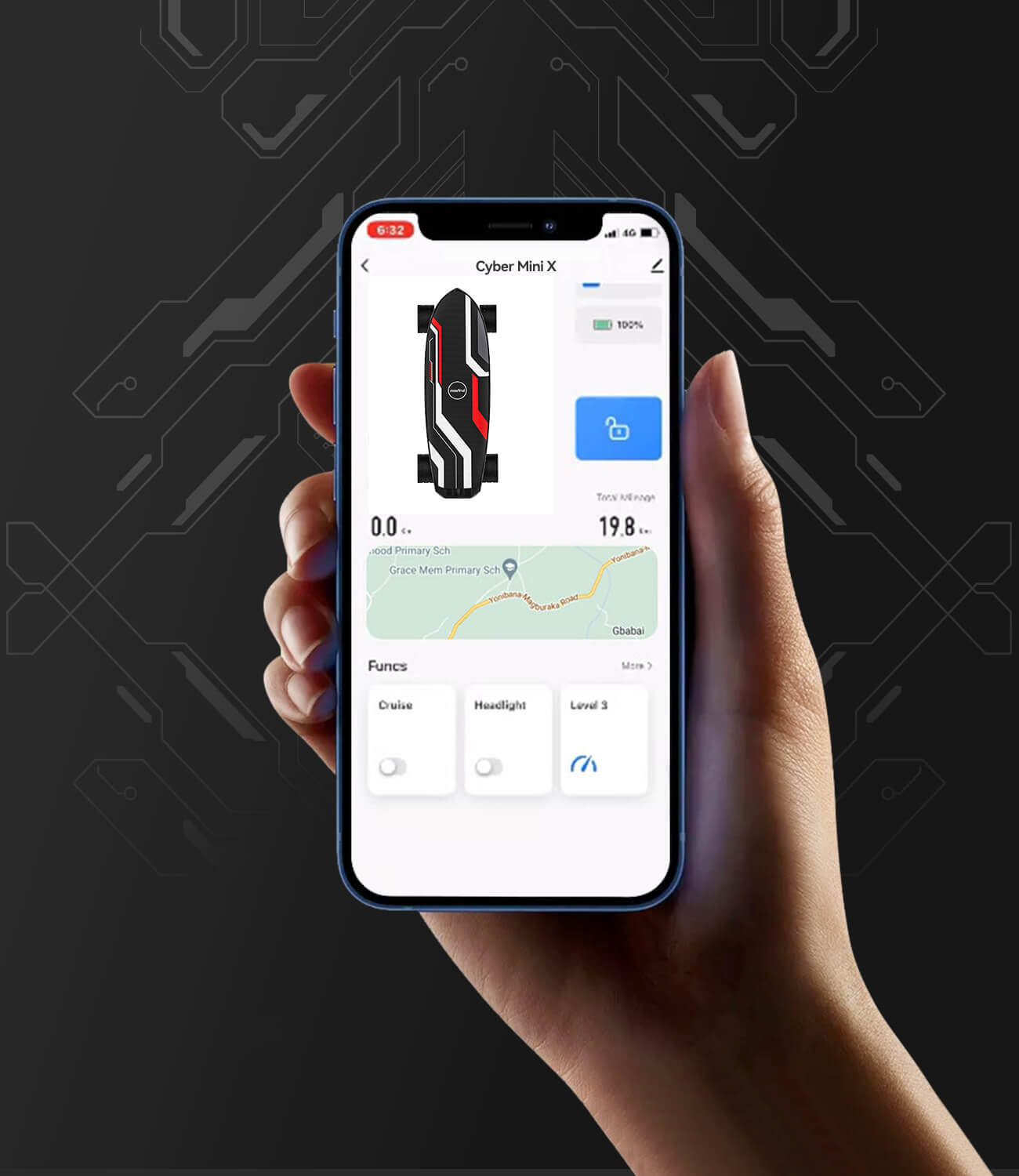 Electric Skateboard App