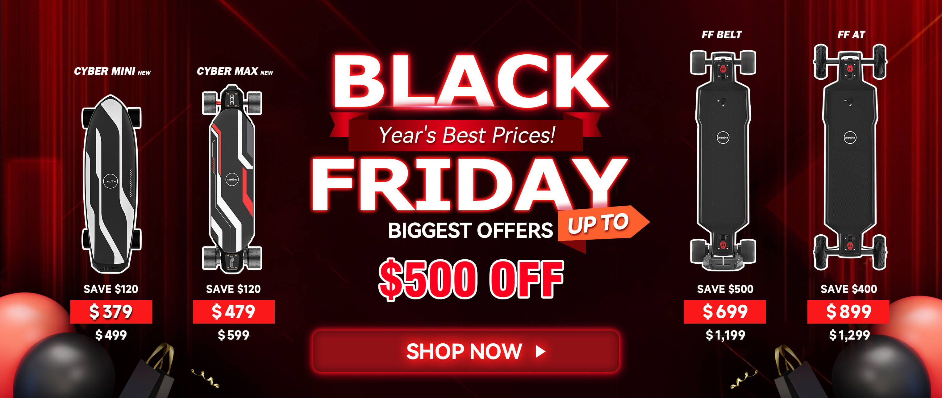electric skateboard black friday sale