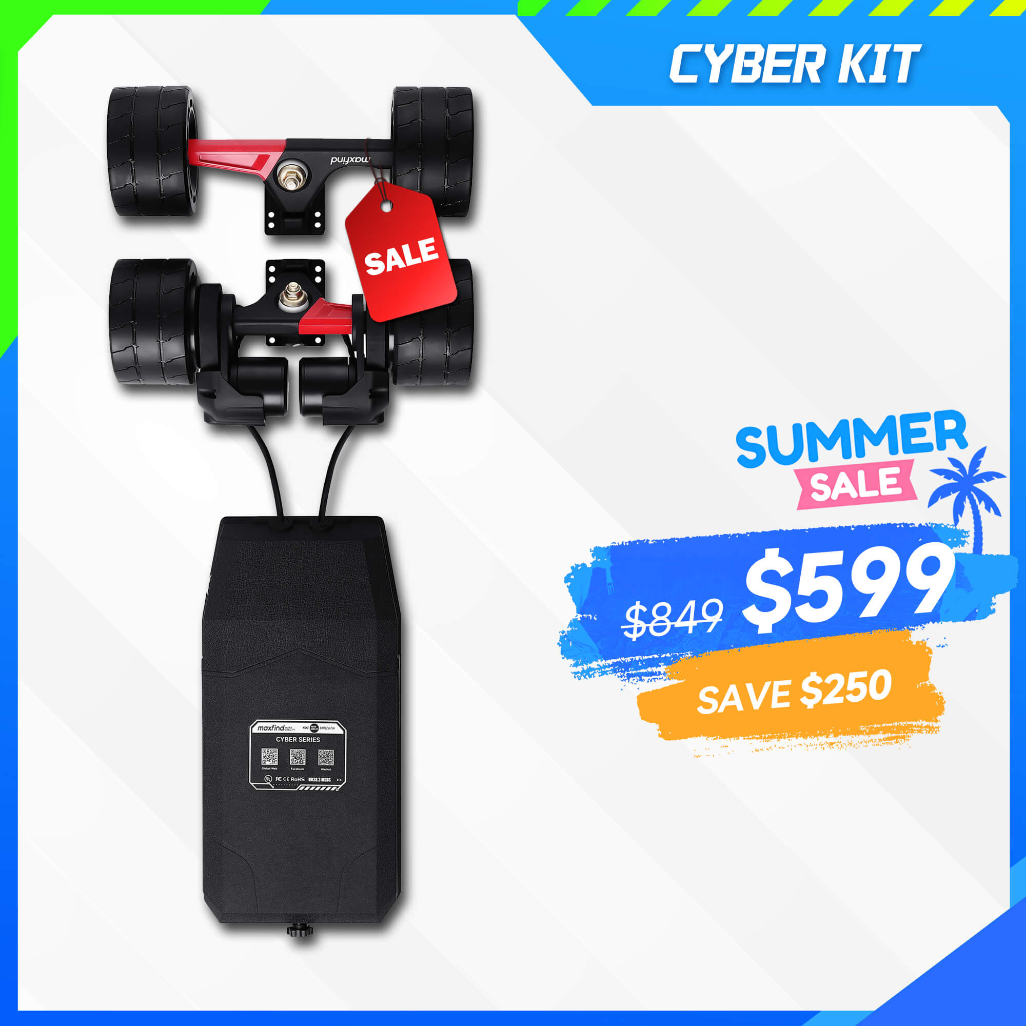 electric skateboard kit belt motor