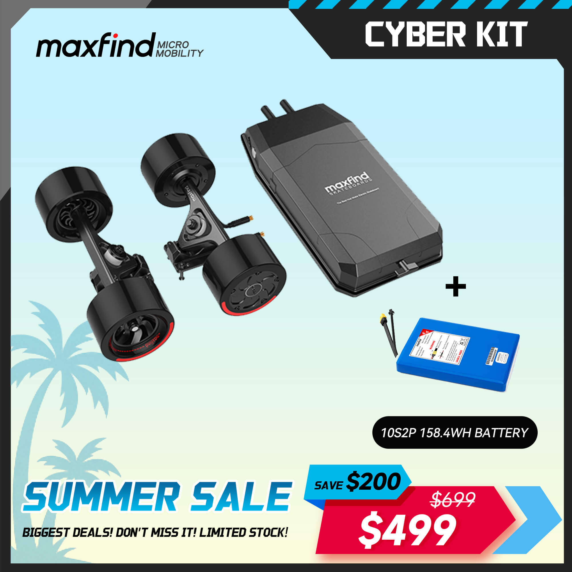electric skateboard kit