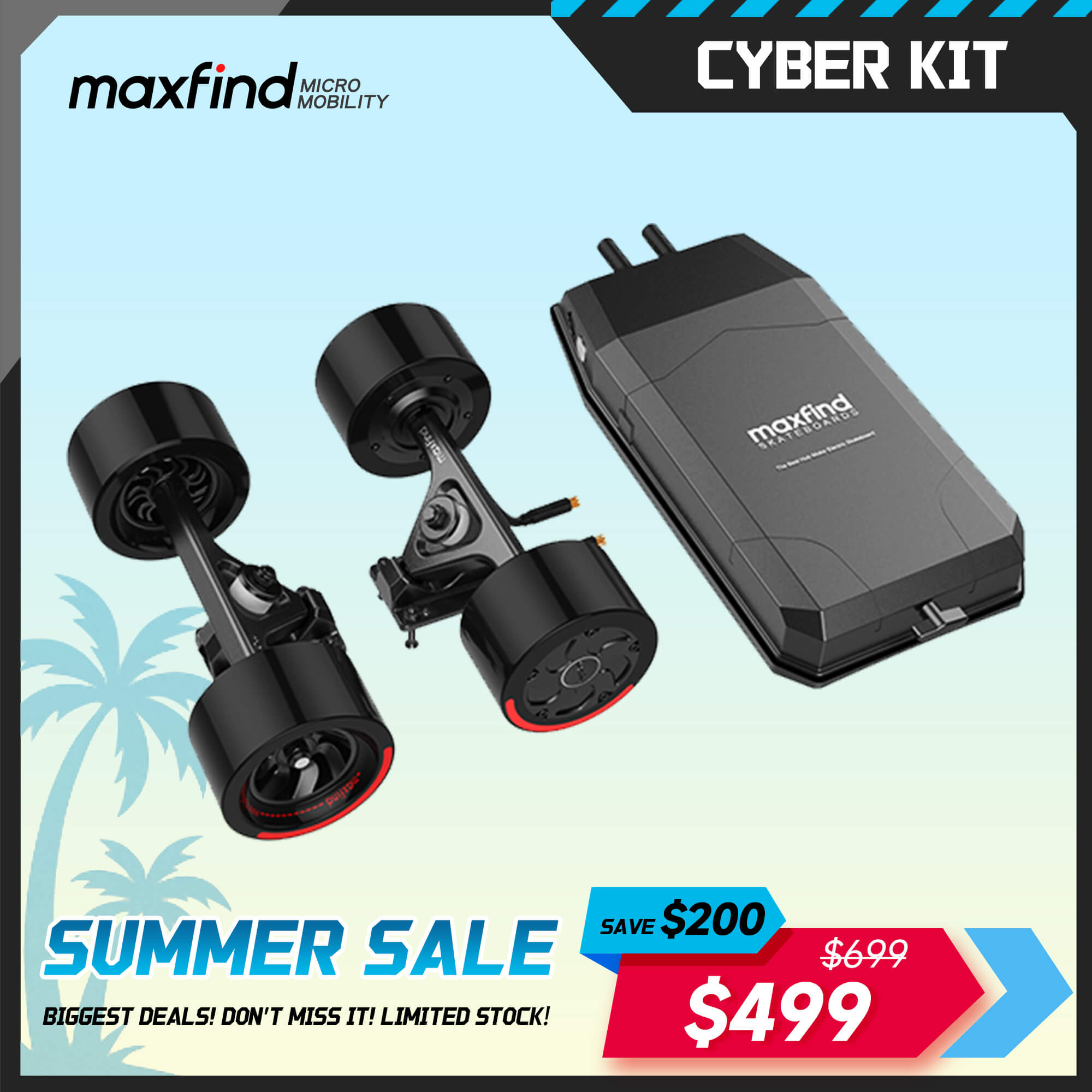 electric skateboard kit