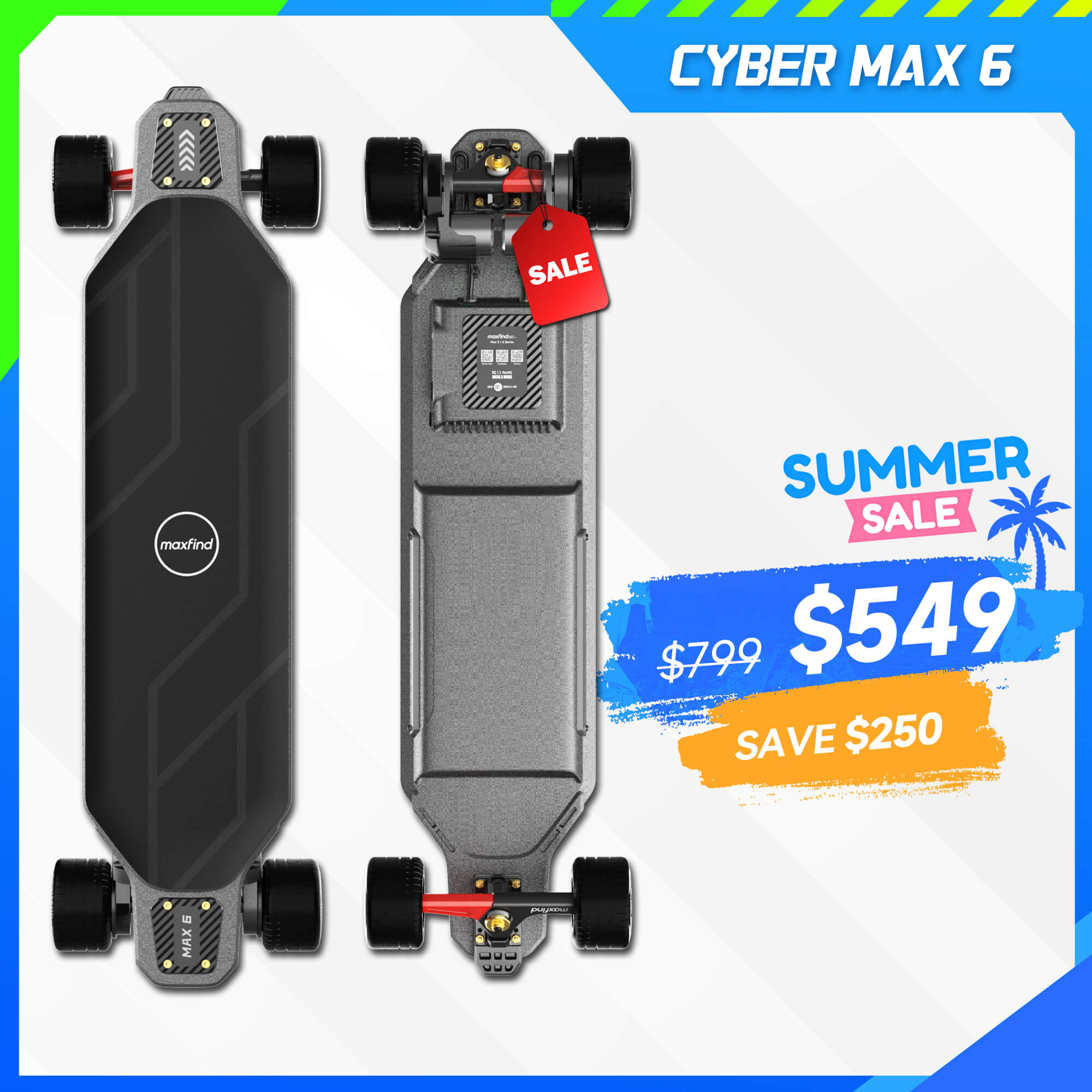 long range belt motor electric skateboard