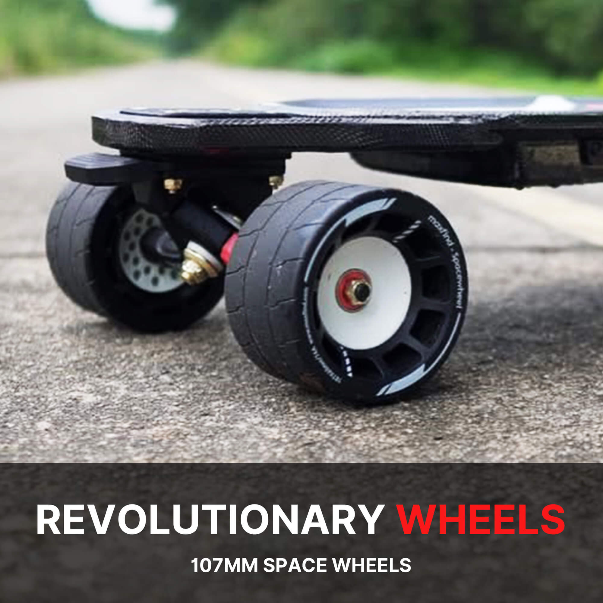 electric skateboard 107mm wheels