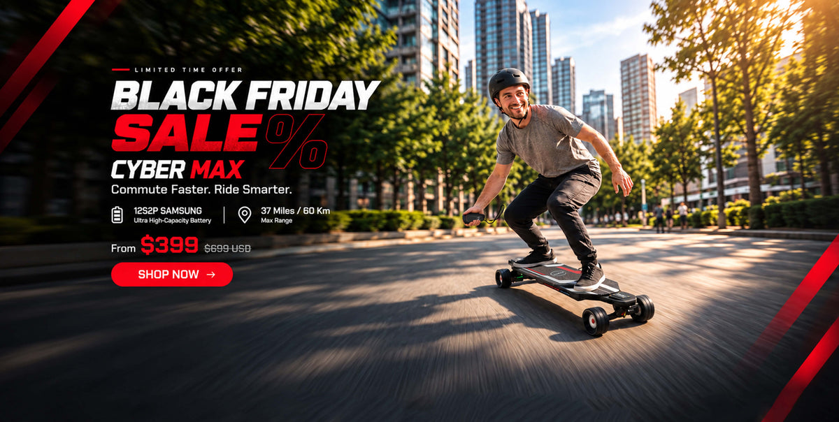 Maxfind CYBER MAX Electric Skateboard Longboard
