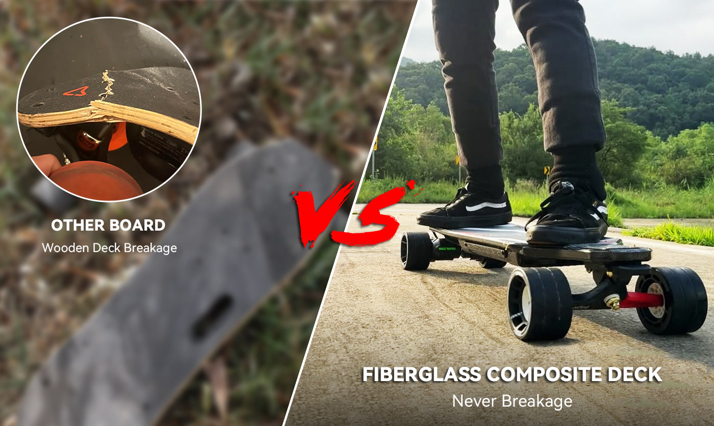 electric skateboard deck