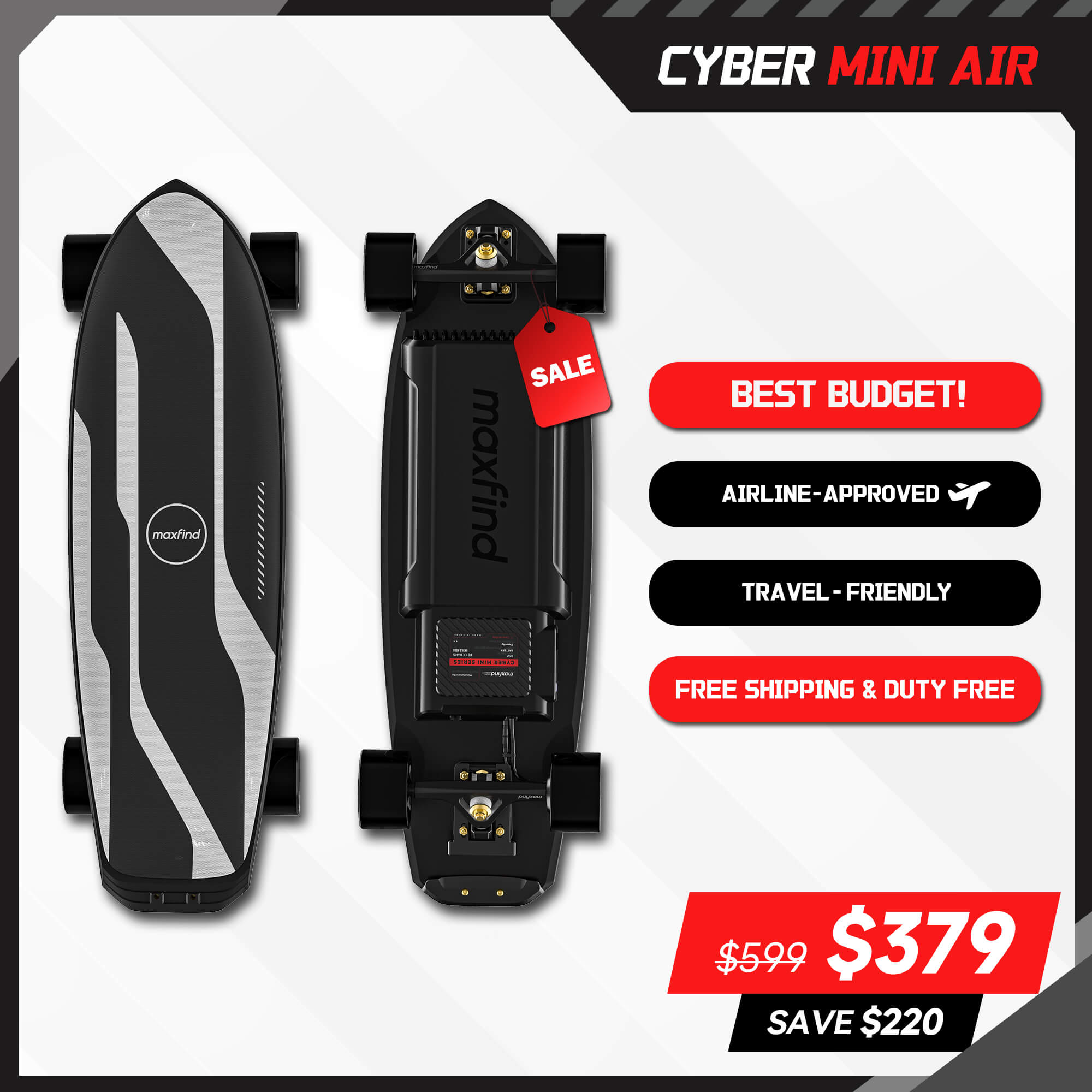 mini electric skateboard hub motor