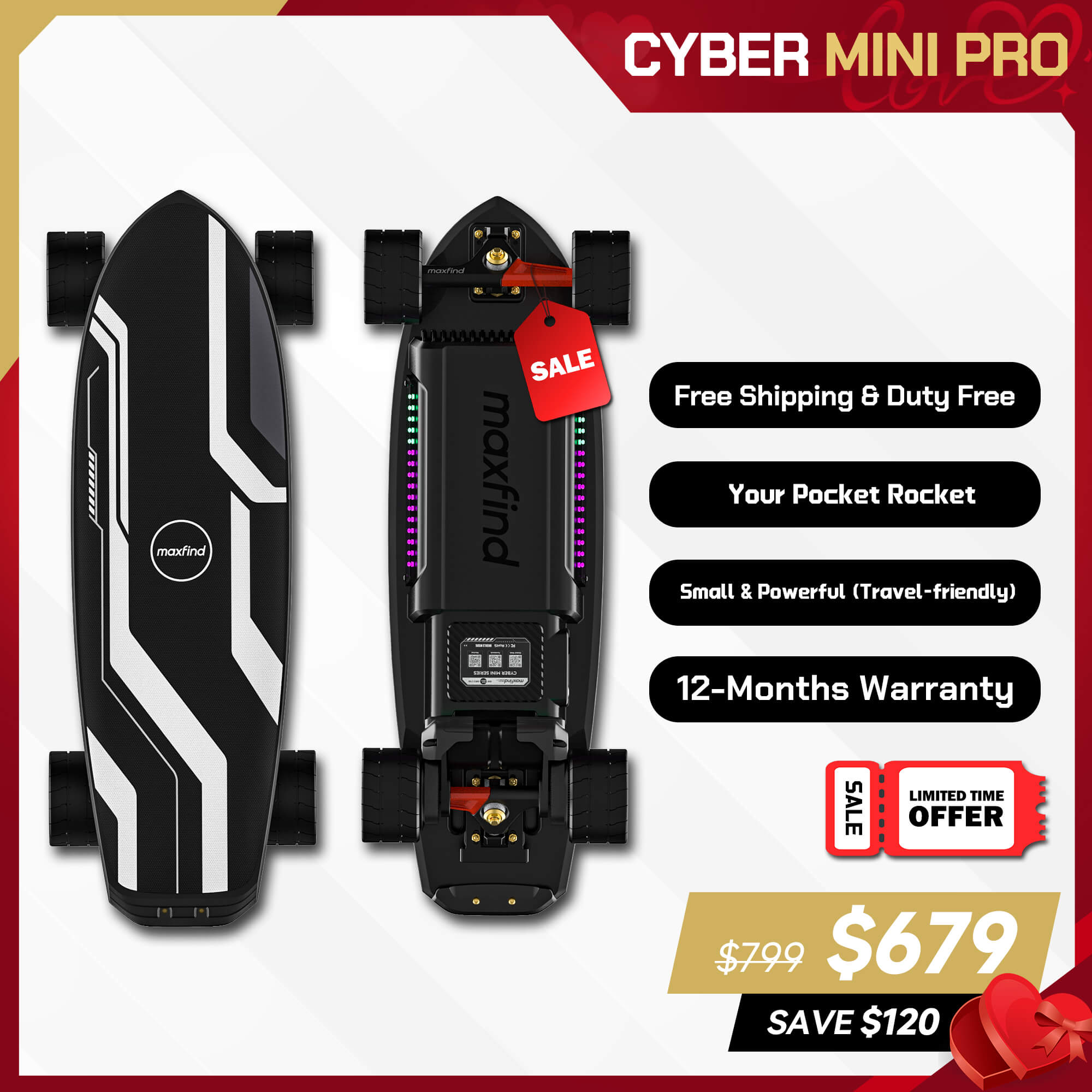 mini electric skateboard