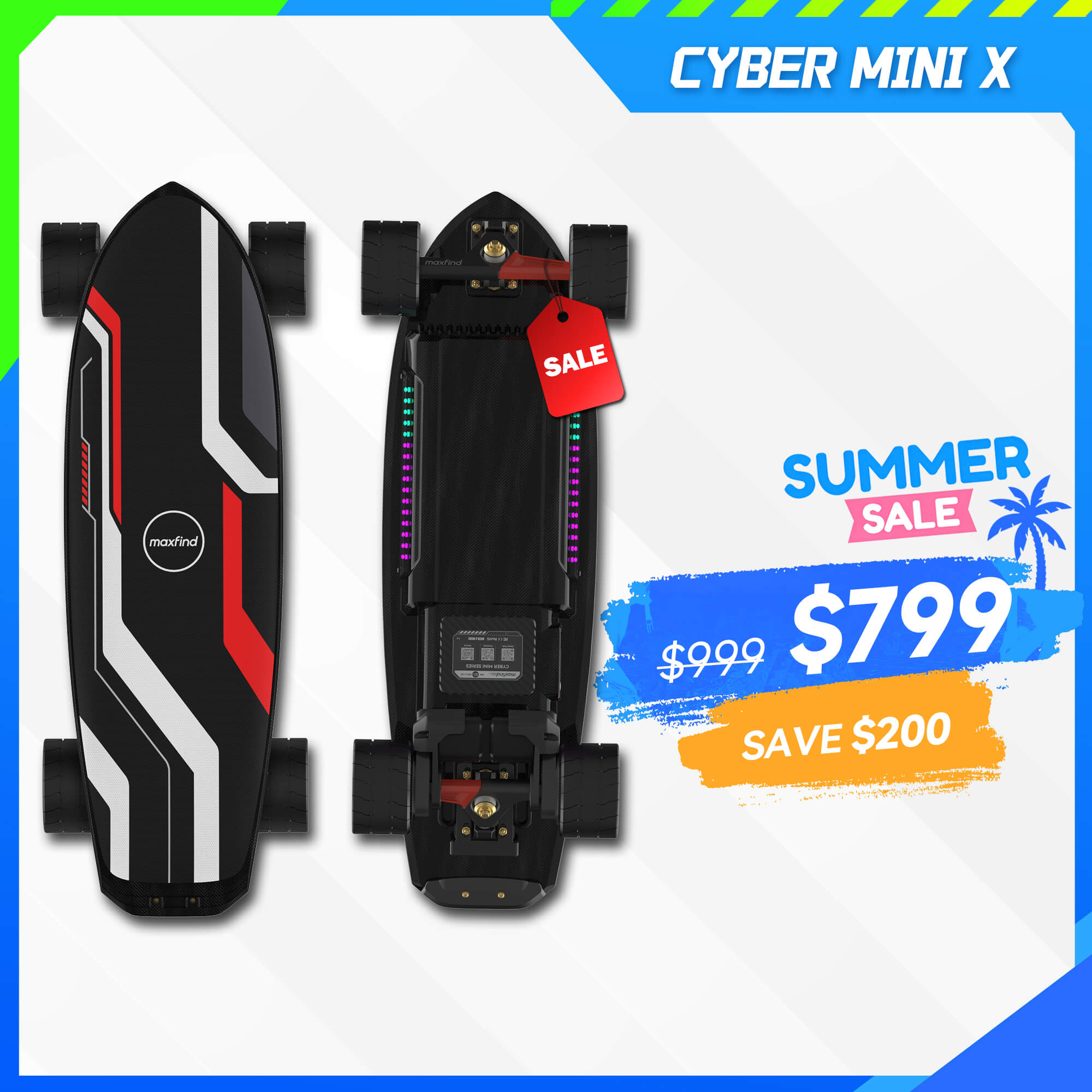 fastest long range mini electric skateboard