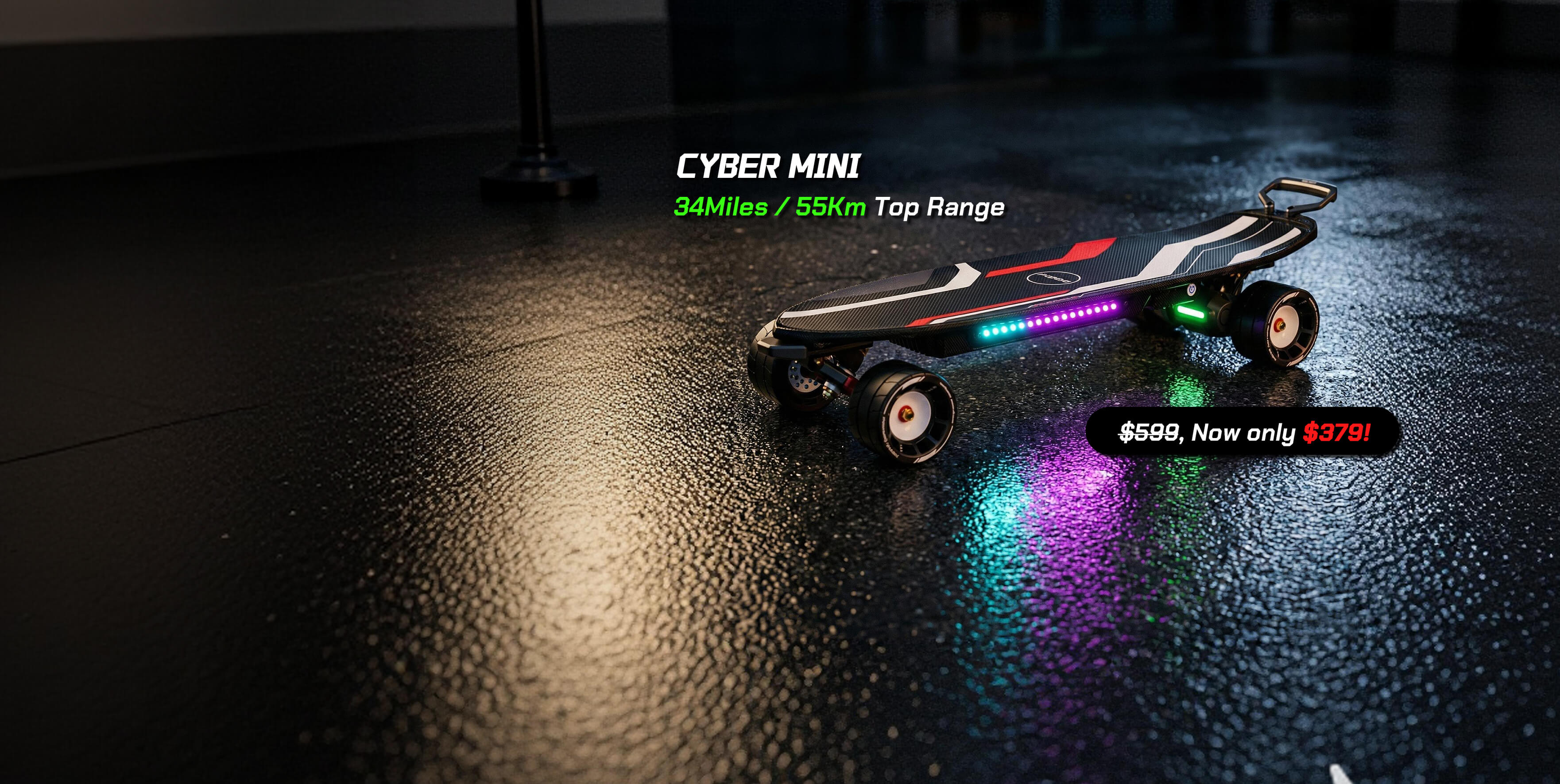 cyber mini electric skateboard