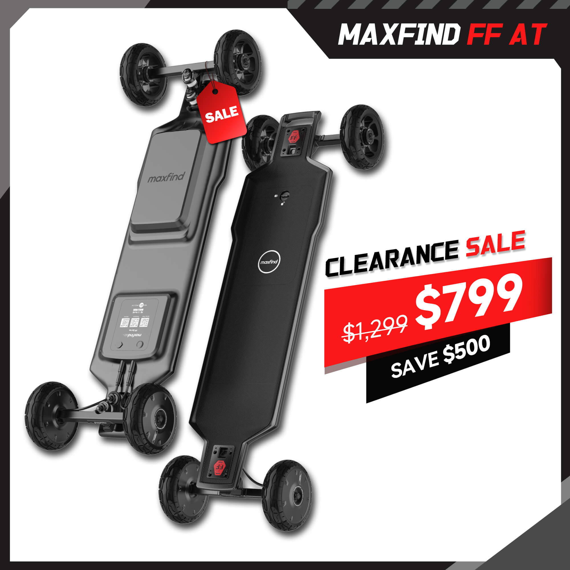 off road electric skateboard