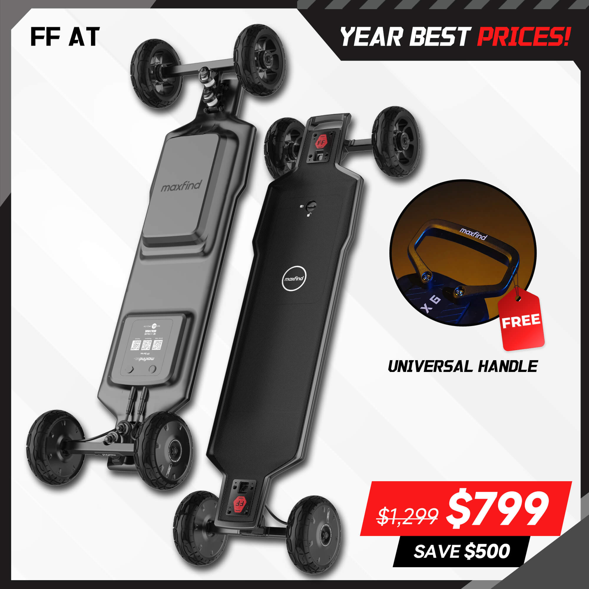 off road electric skateboard