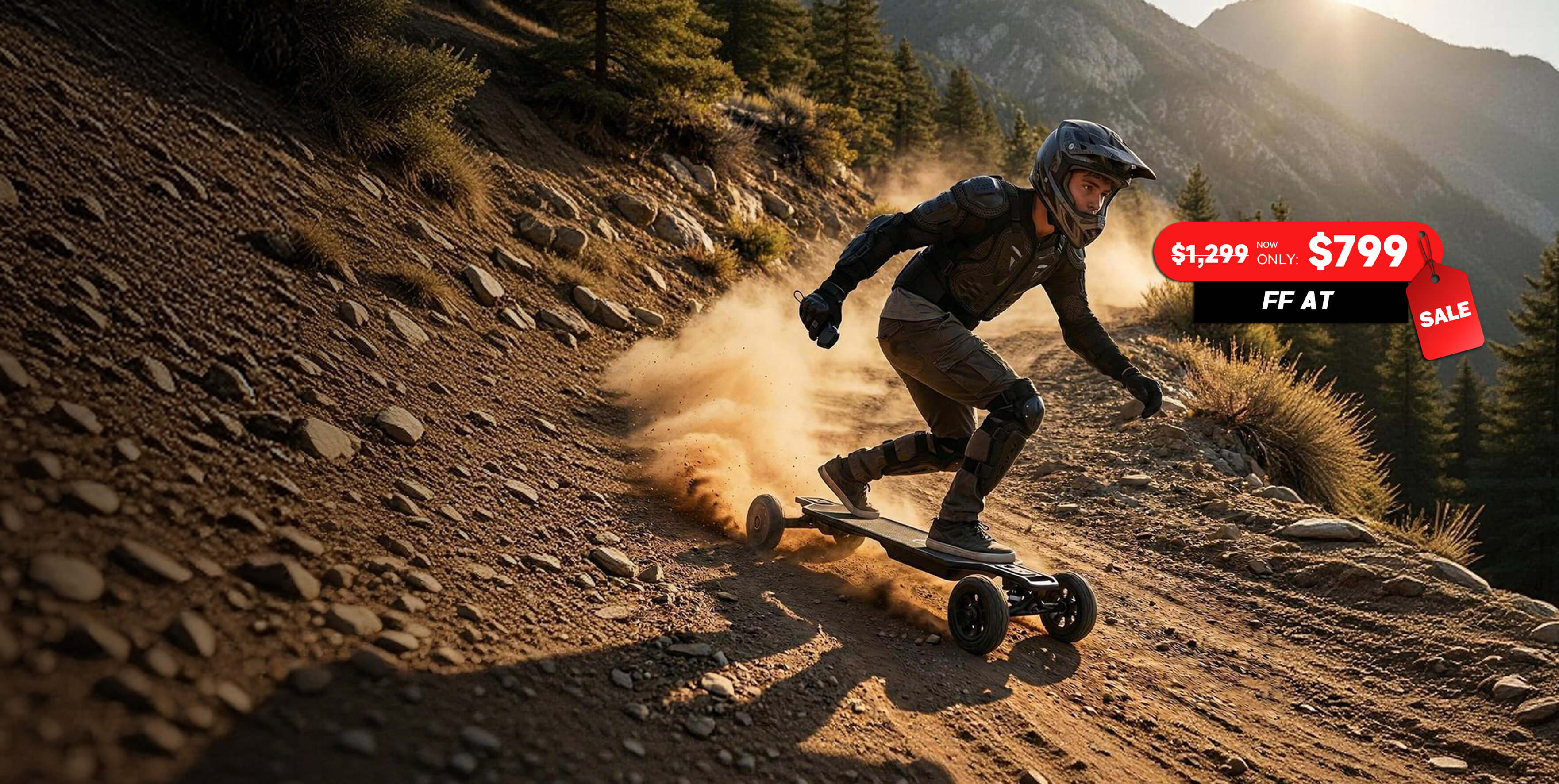 off road electric skateboard