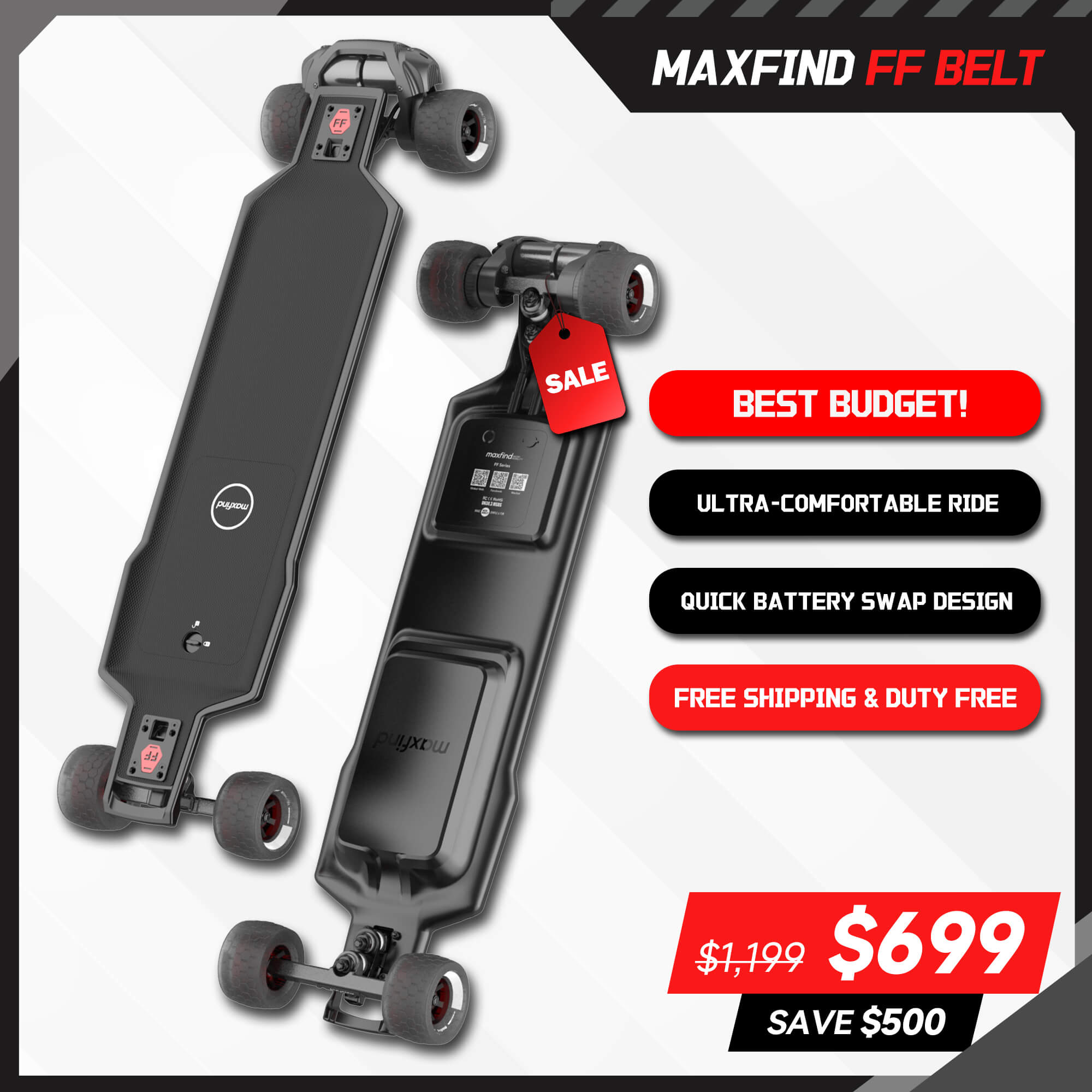 electric skateboard with remote