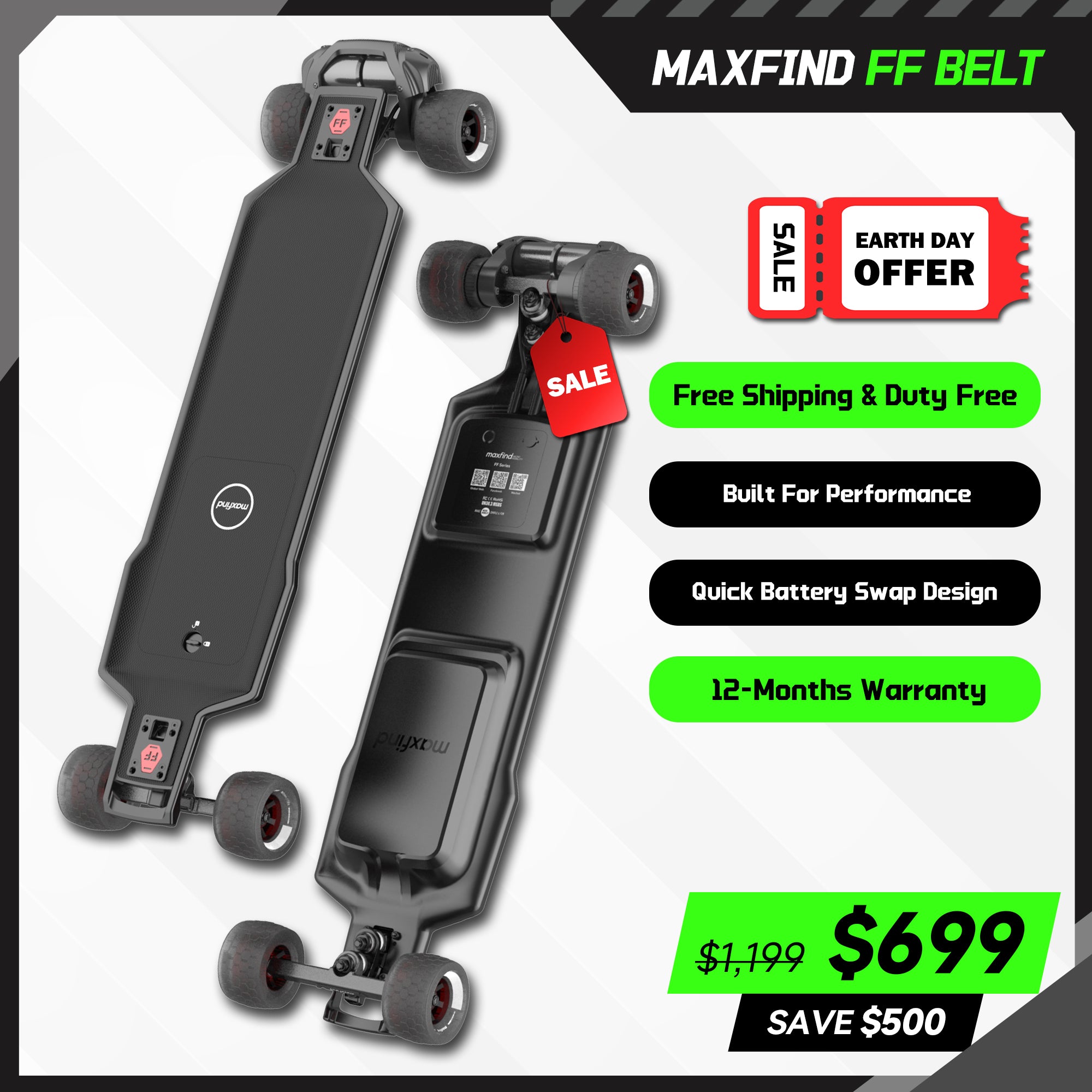 electric skateboard with remote