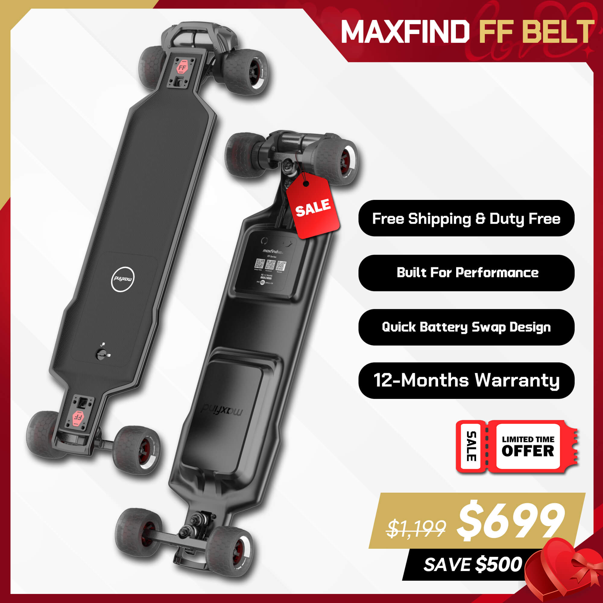 electric skateboard with remote