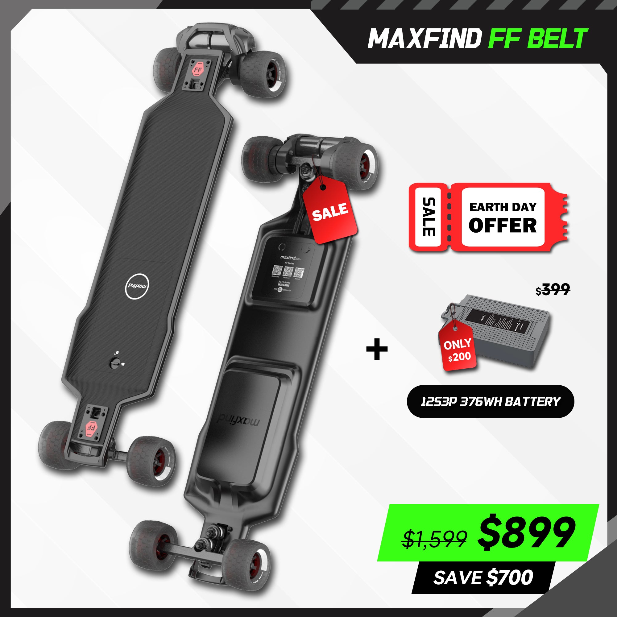 electric skateboard with remote