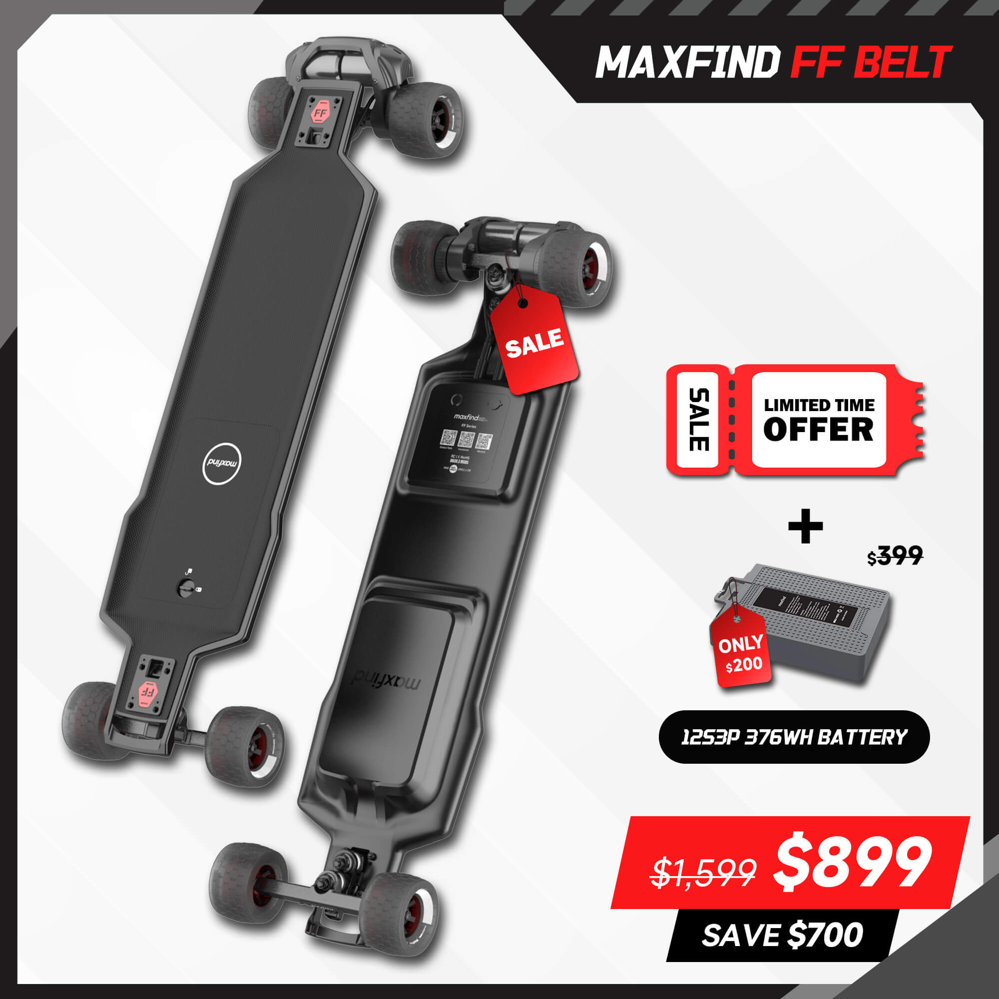 electric skateboard with remote