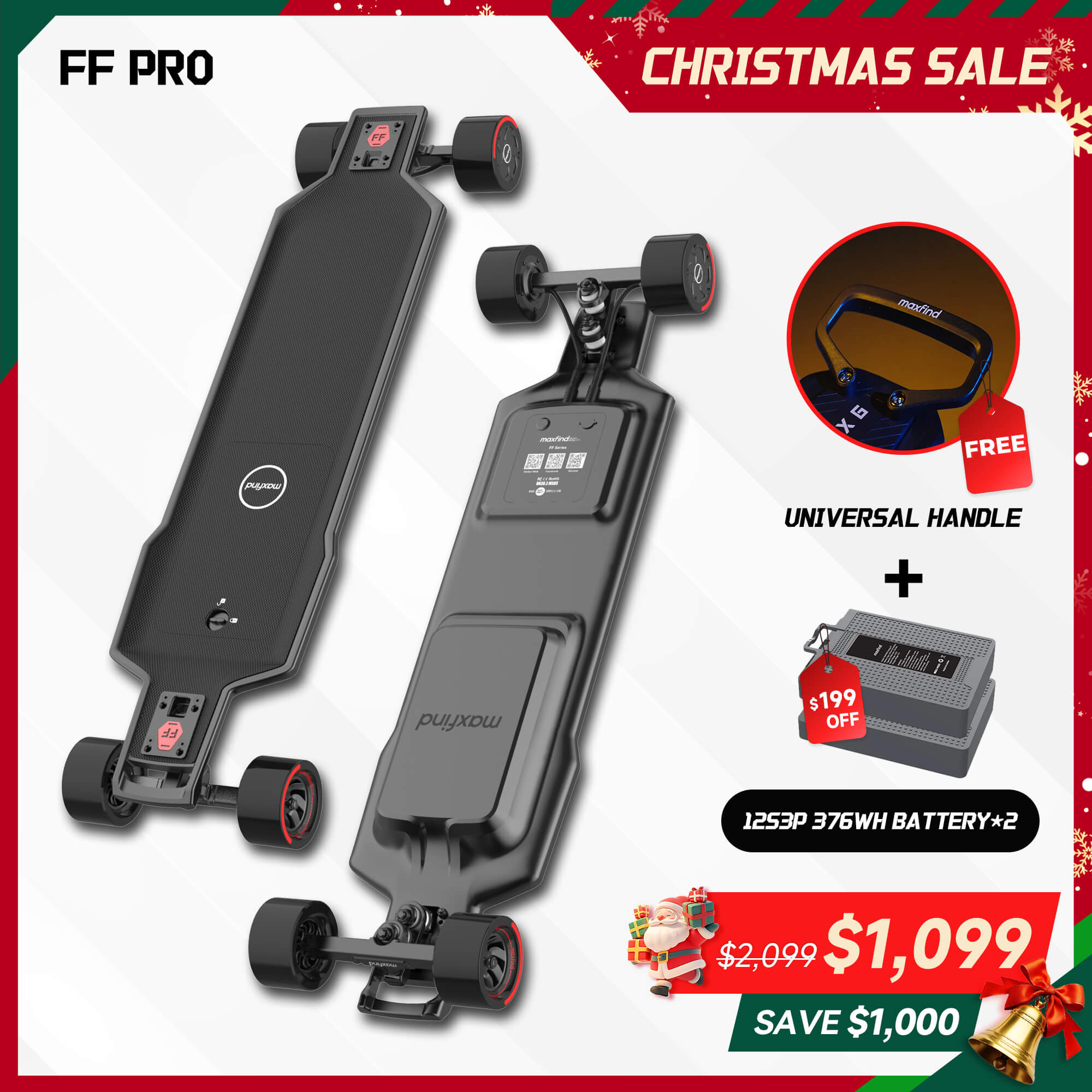 long range electric longboard