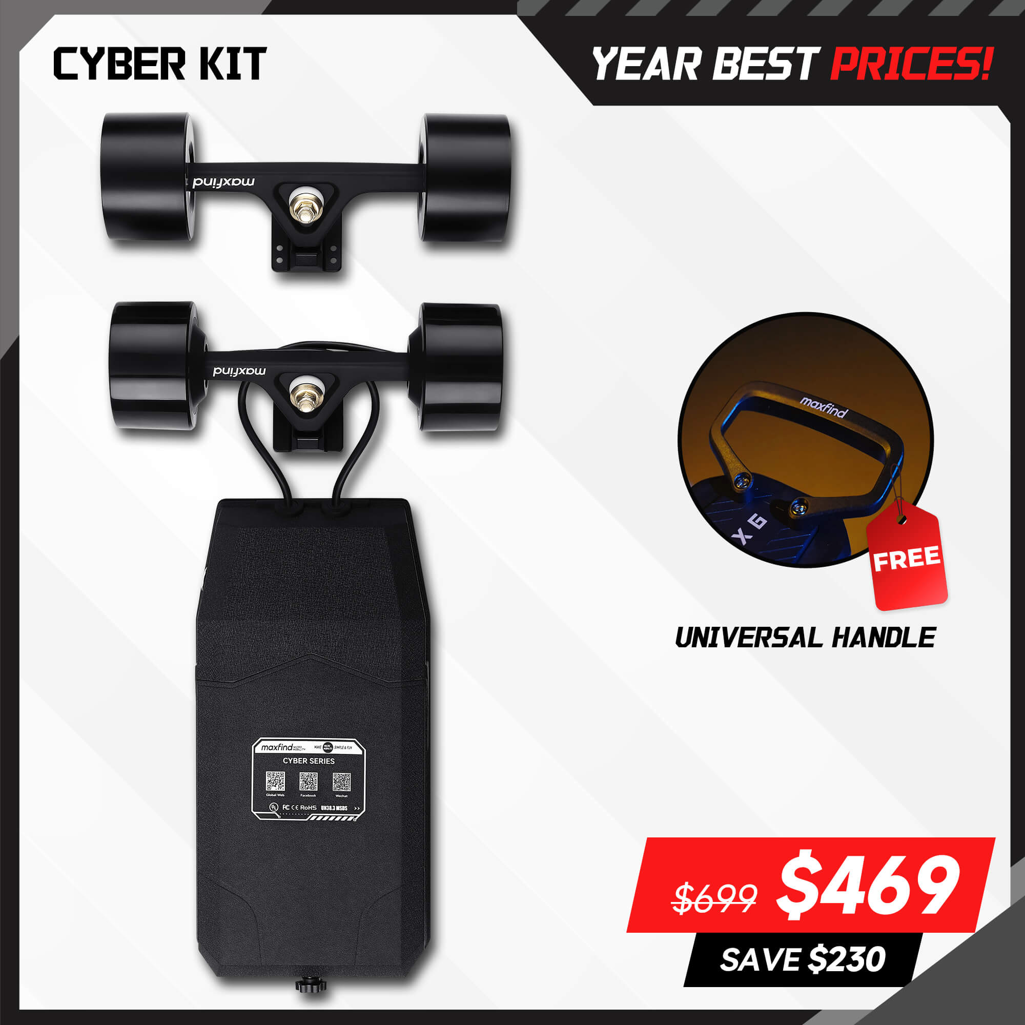 electric skateboard kit