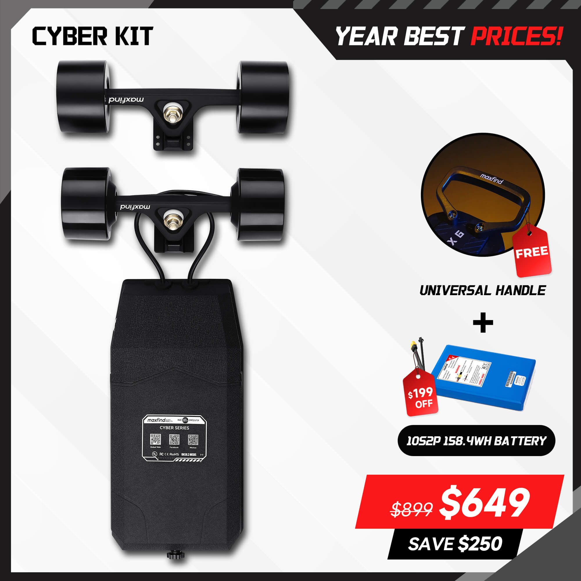 electric skateboard kit