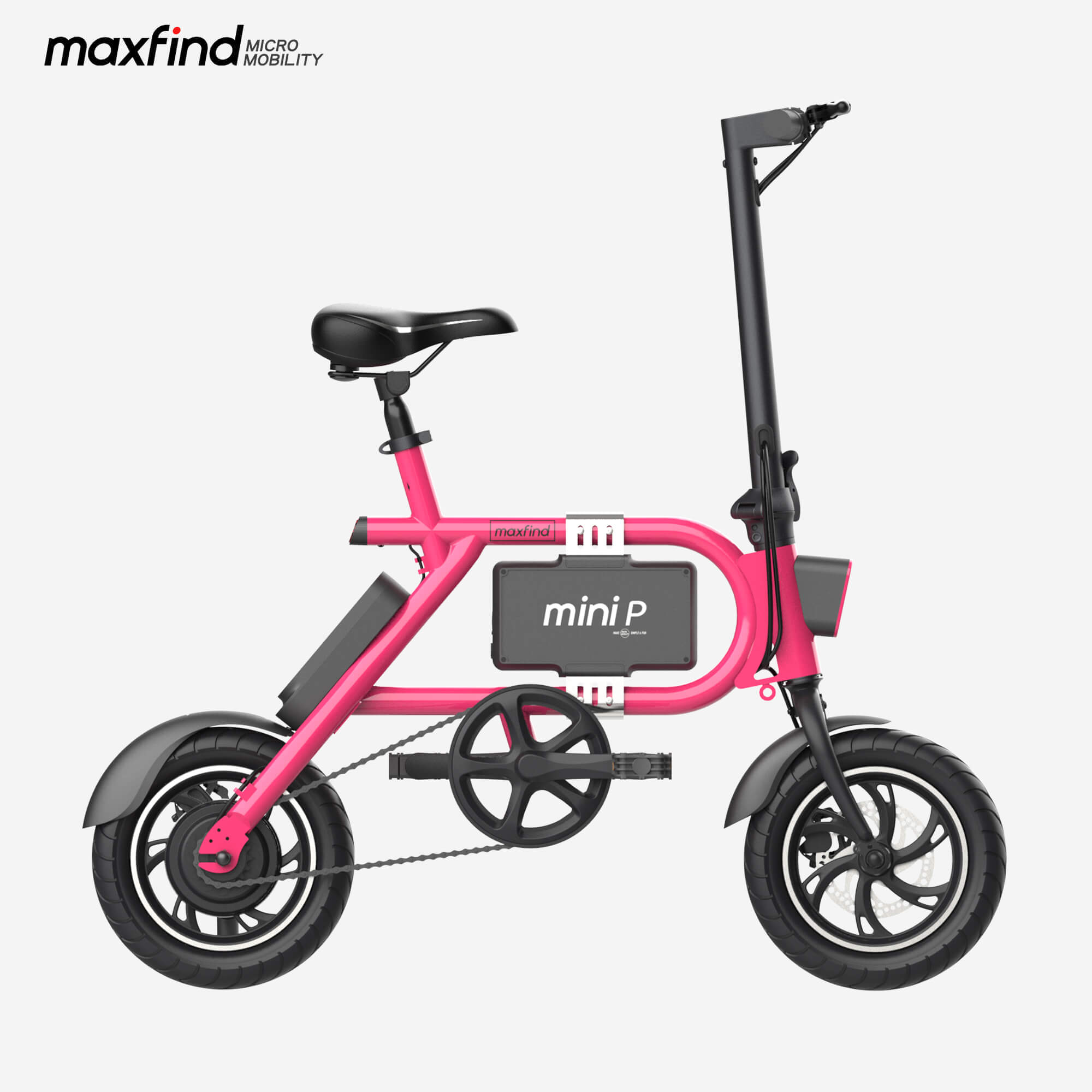 mini ebike pink
