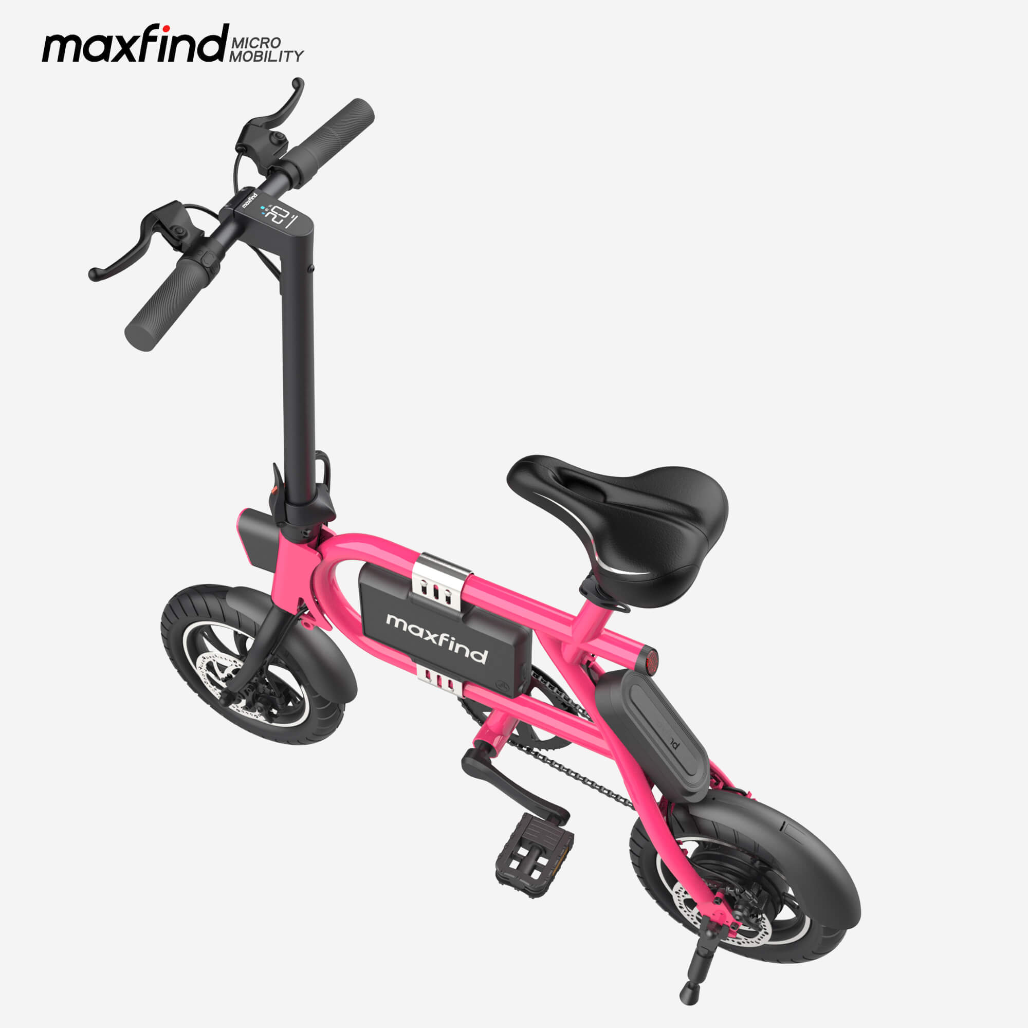 mini ebike pink