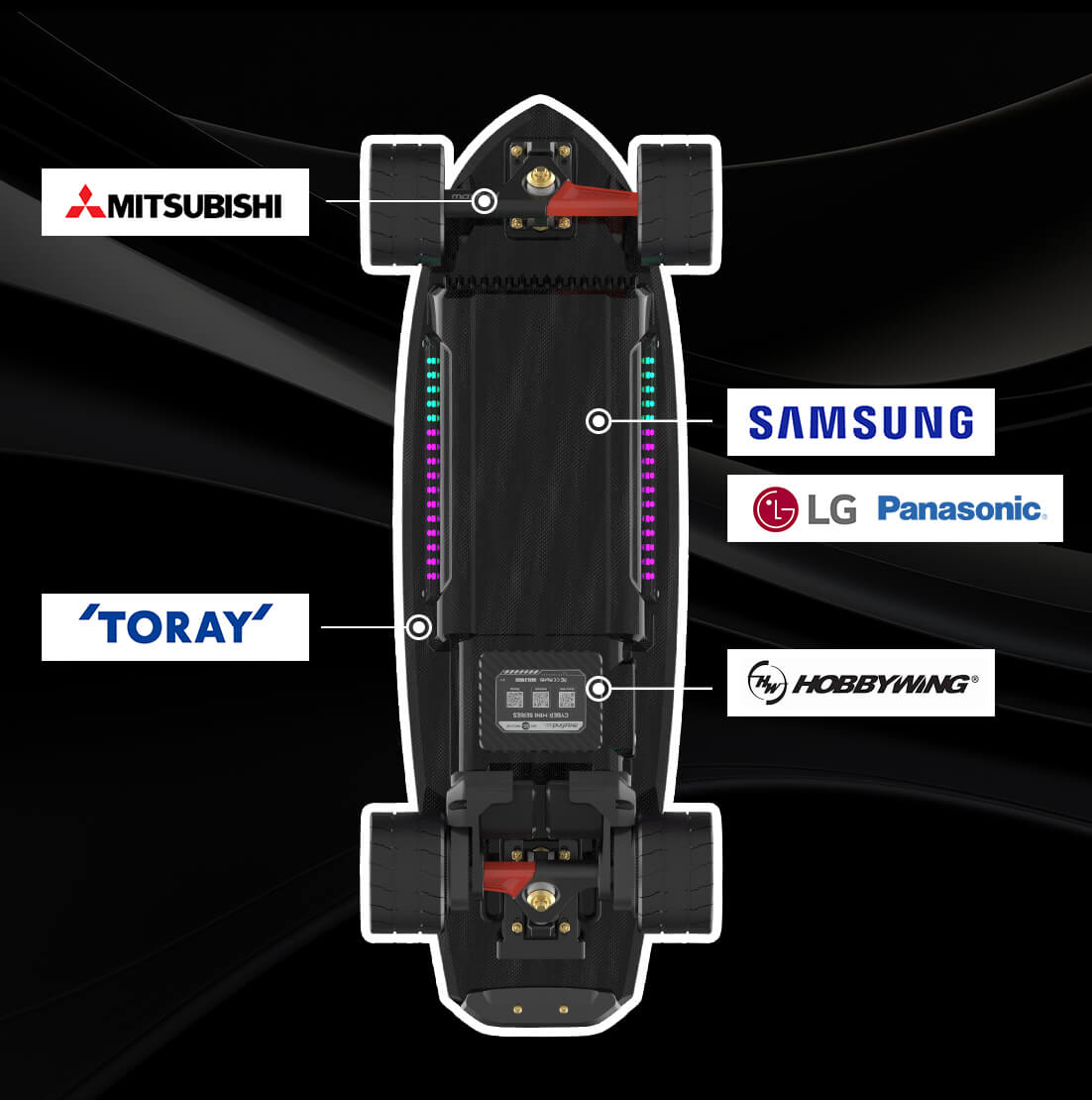 electric skateboard brand