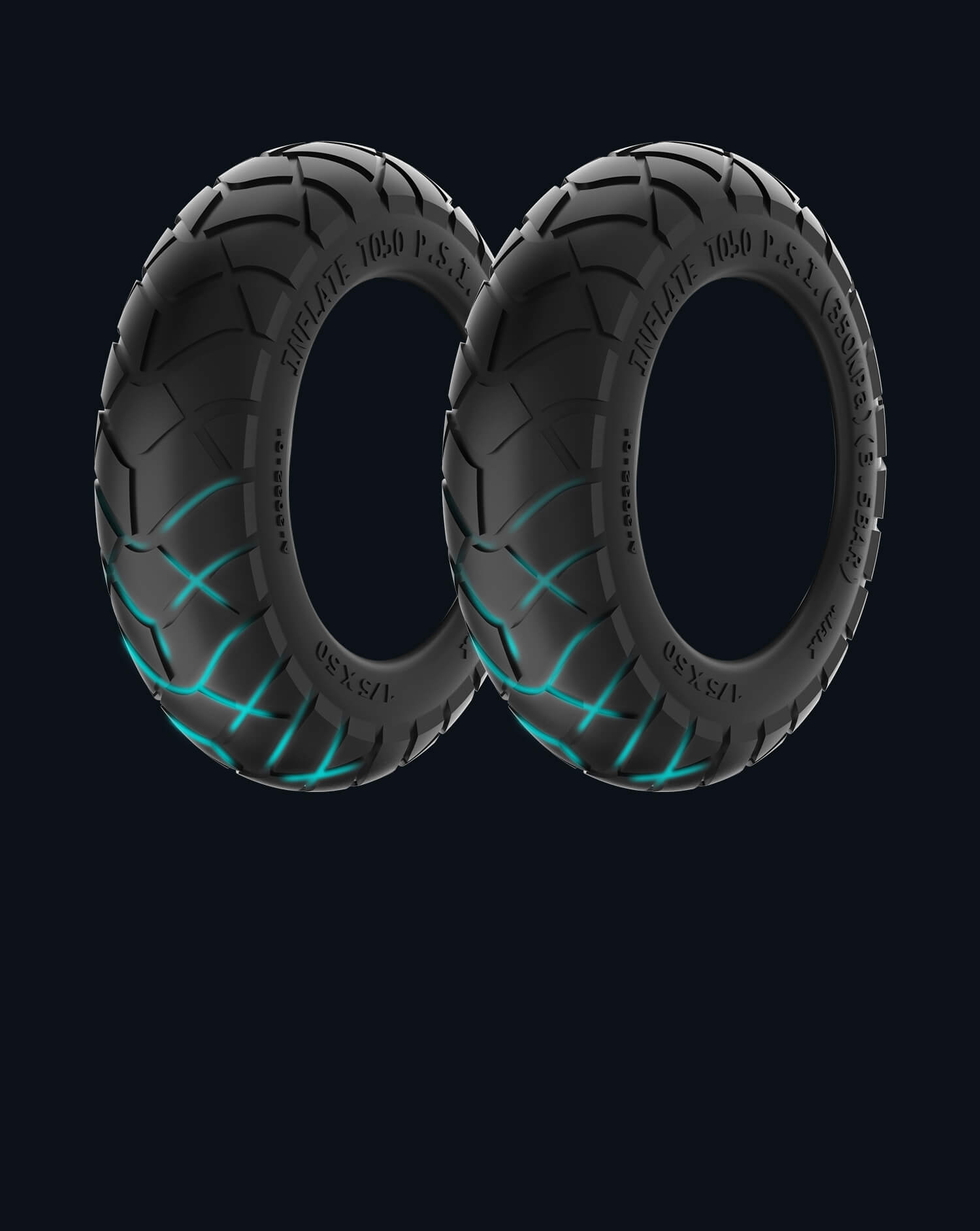off road electric skateboard tires