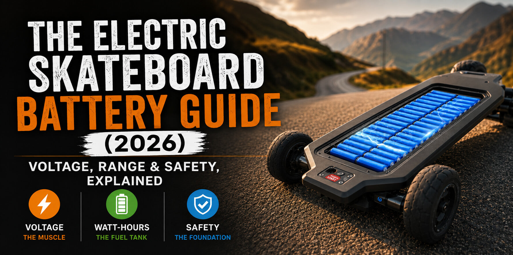 the electric skateboard battery guide