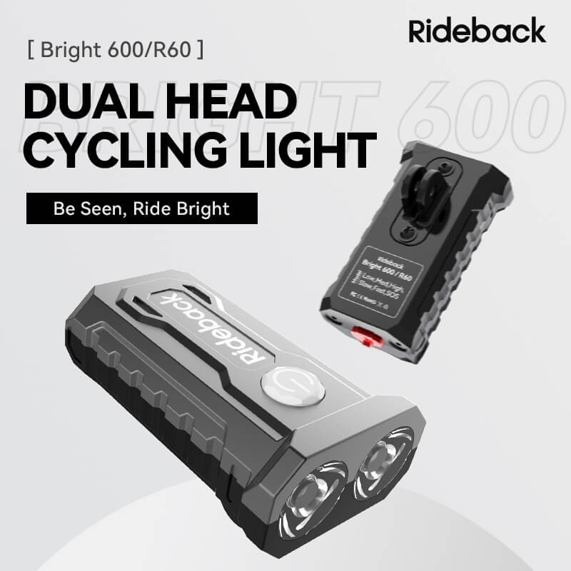 Rideback Dual Head Cycling Light