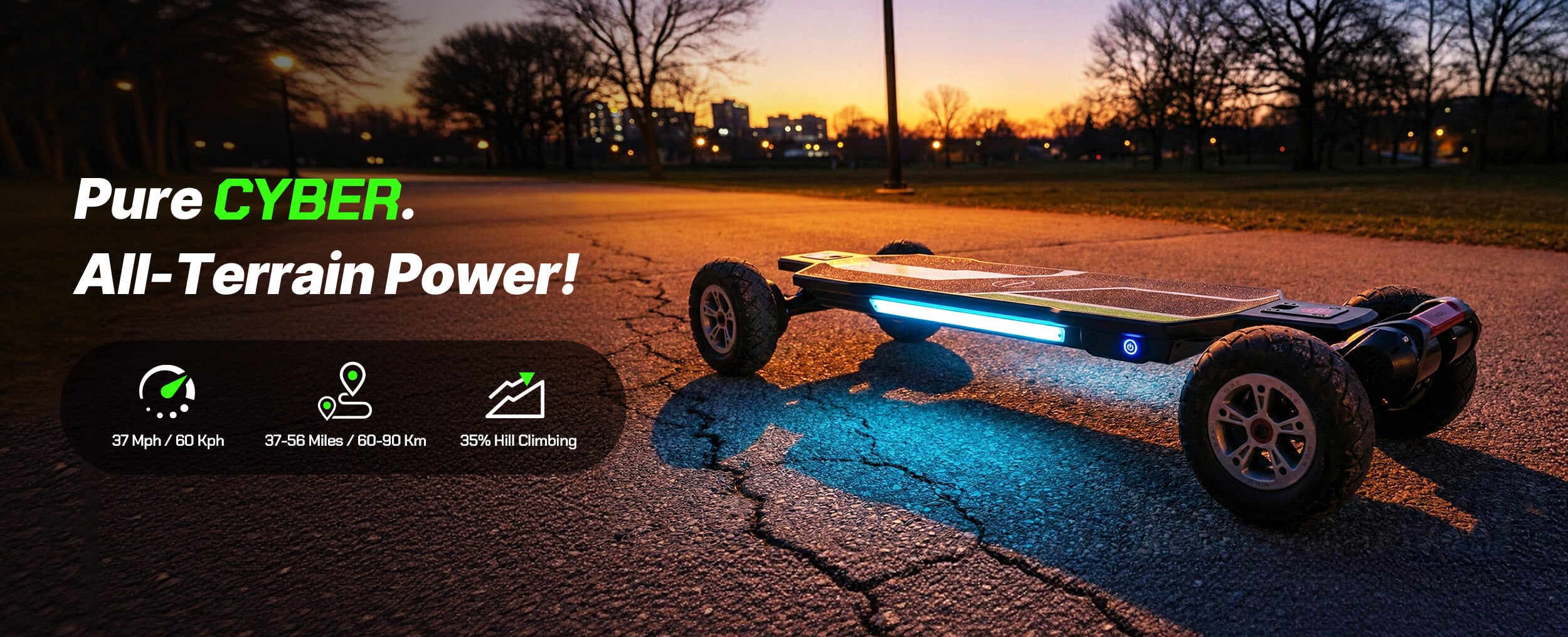 all terrain electric skateboard