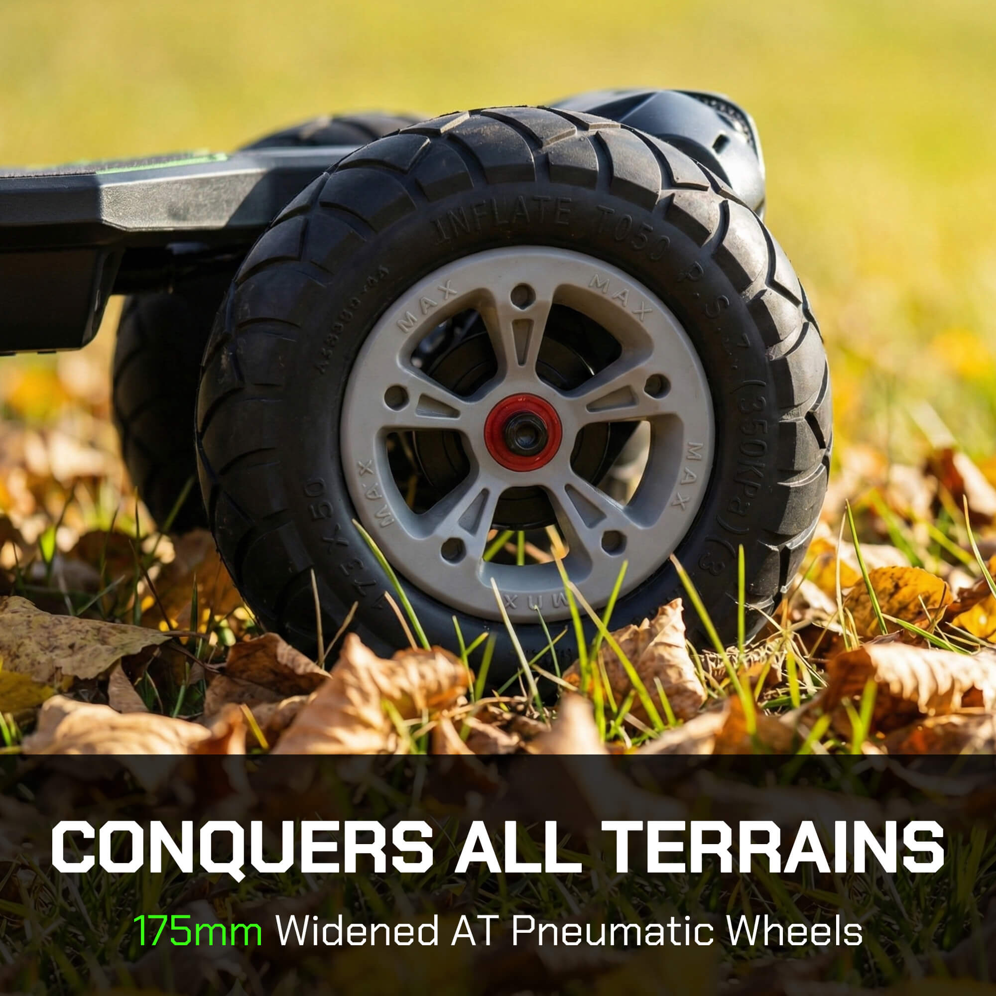 off road electric skateboard 175mm