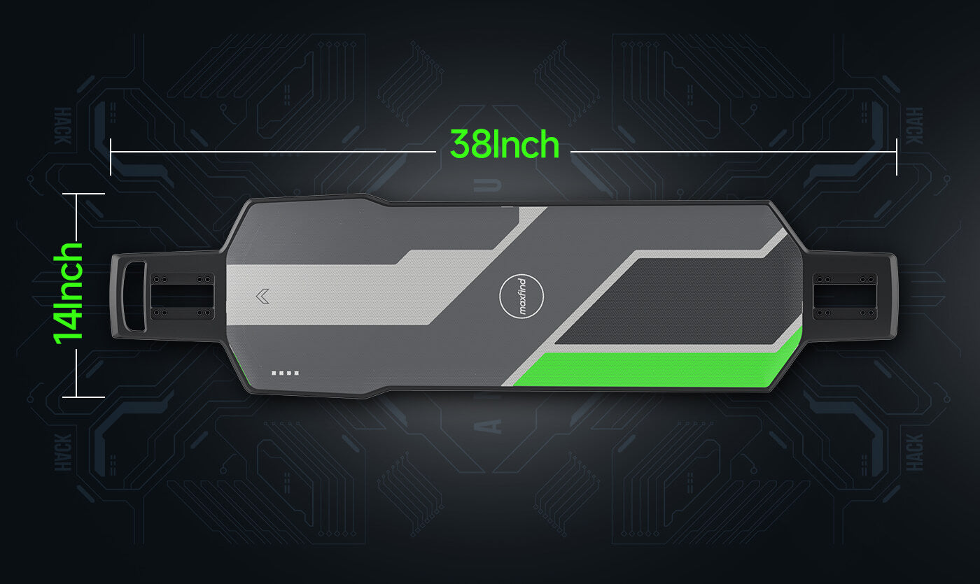 off road electric skateboard deck