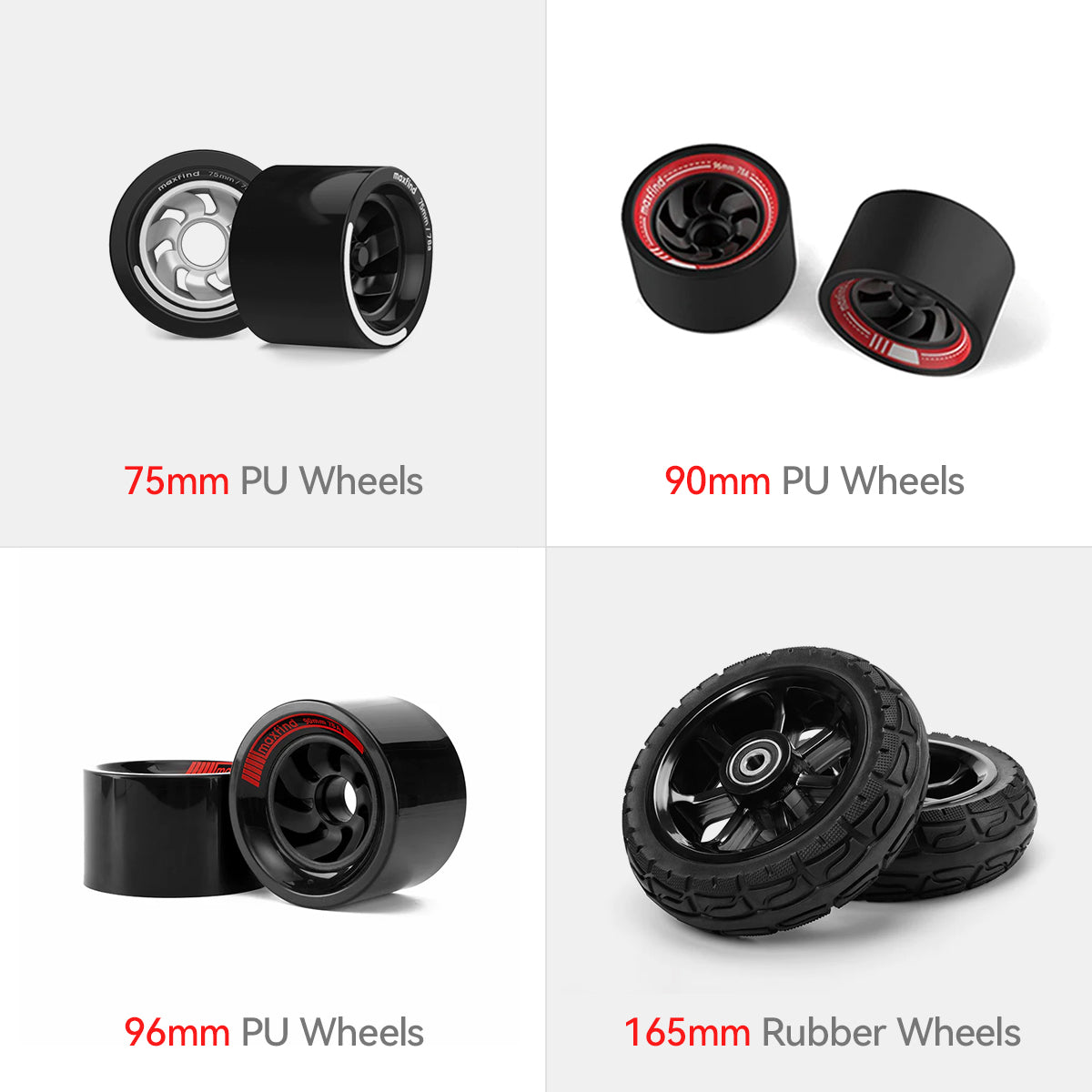 electric skateboard PU Wheels.