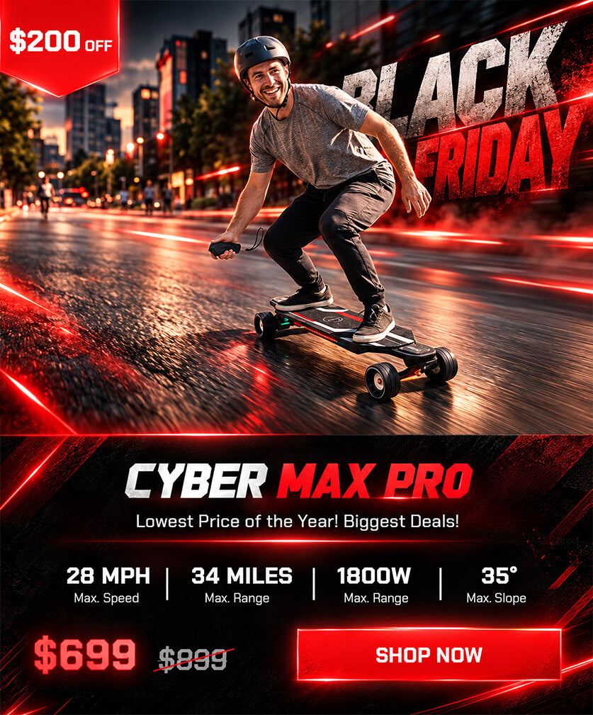 maxfind cyber max pro electric skateboard