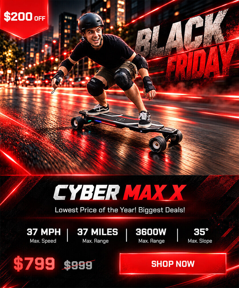 maxfind cyber max x electric skateboard