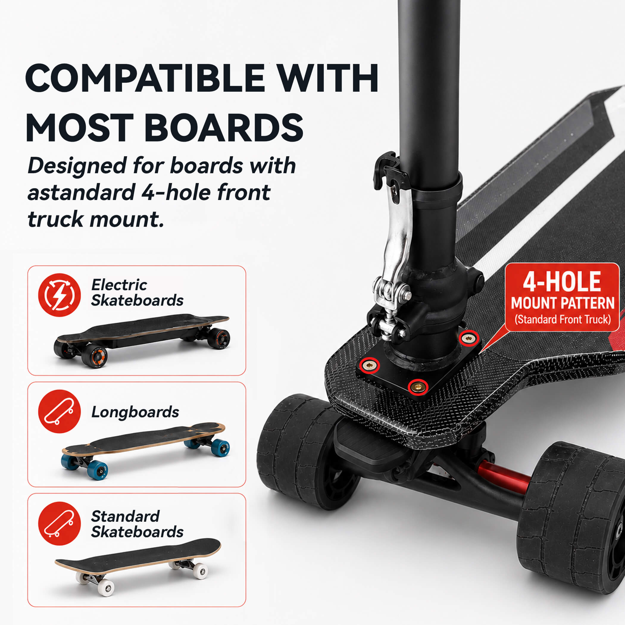 Electric Skateboard Handrail Kit