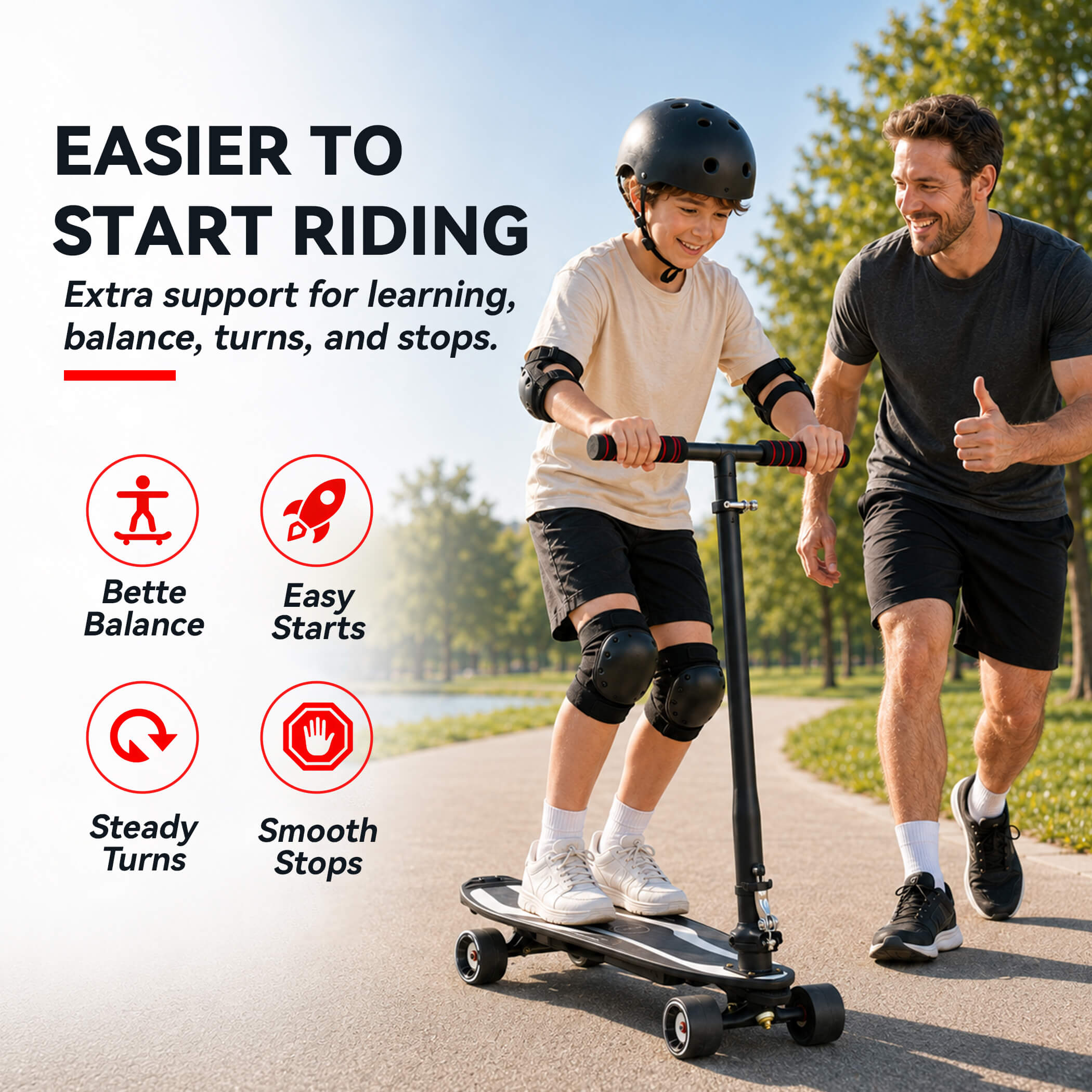 Electric Skateboard Handrail Kit